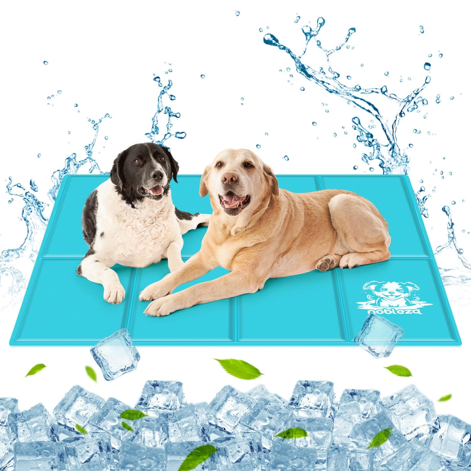 Nobleza Alfombrilla refrescante para Perros Gatos, 140x90cm Manta Rrefrescante para Perro, Cama Refrescante Mascotas Grande, Alfombra de Gel Activada por Presión XXXL