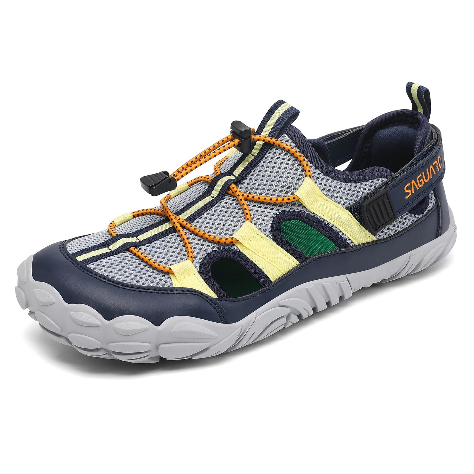 SAGUARO Unisex Sandalias Barefoot Verano con Puntera Ancha para Senderismo y Uso Diario, Talla 36-48