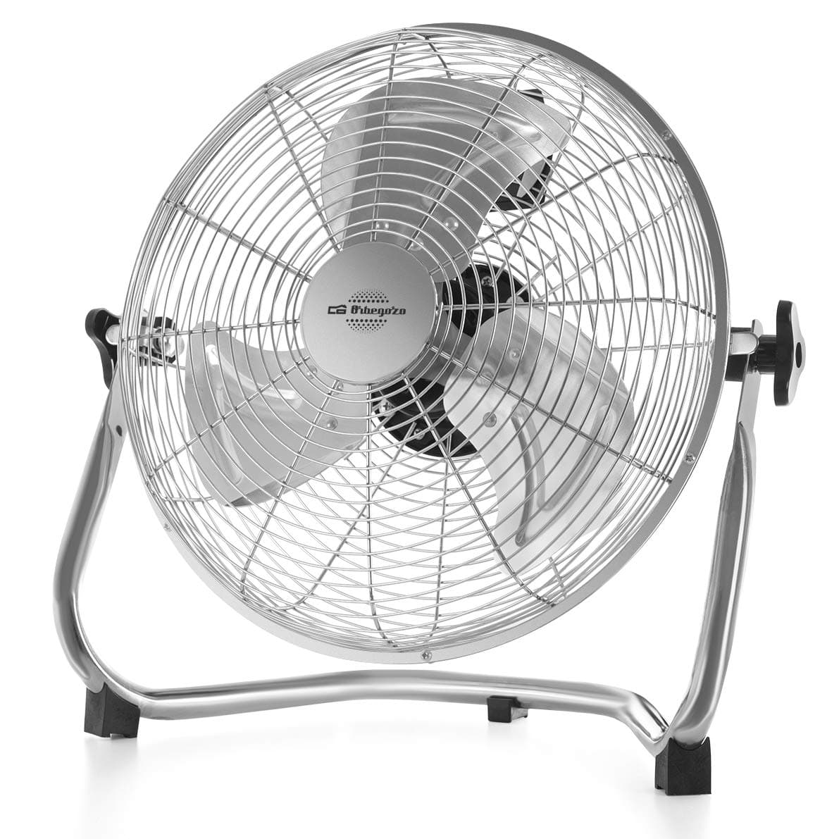 Orbegozo PW 1332 - Ventilateur industriel Power Fan, 3 vitesses, pales métalliques, inclinaison réglable, poignée de transport, 45 W