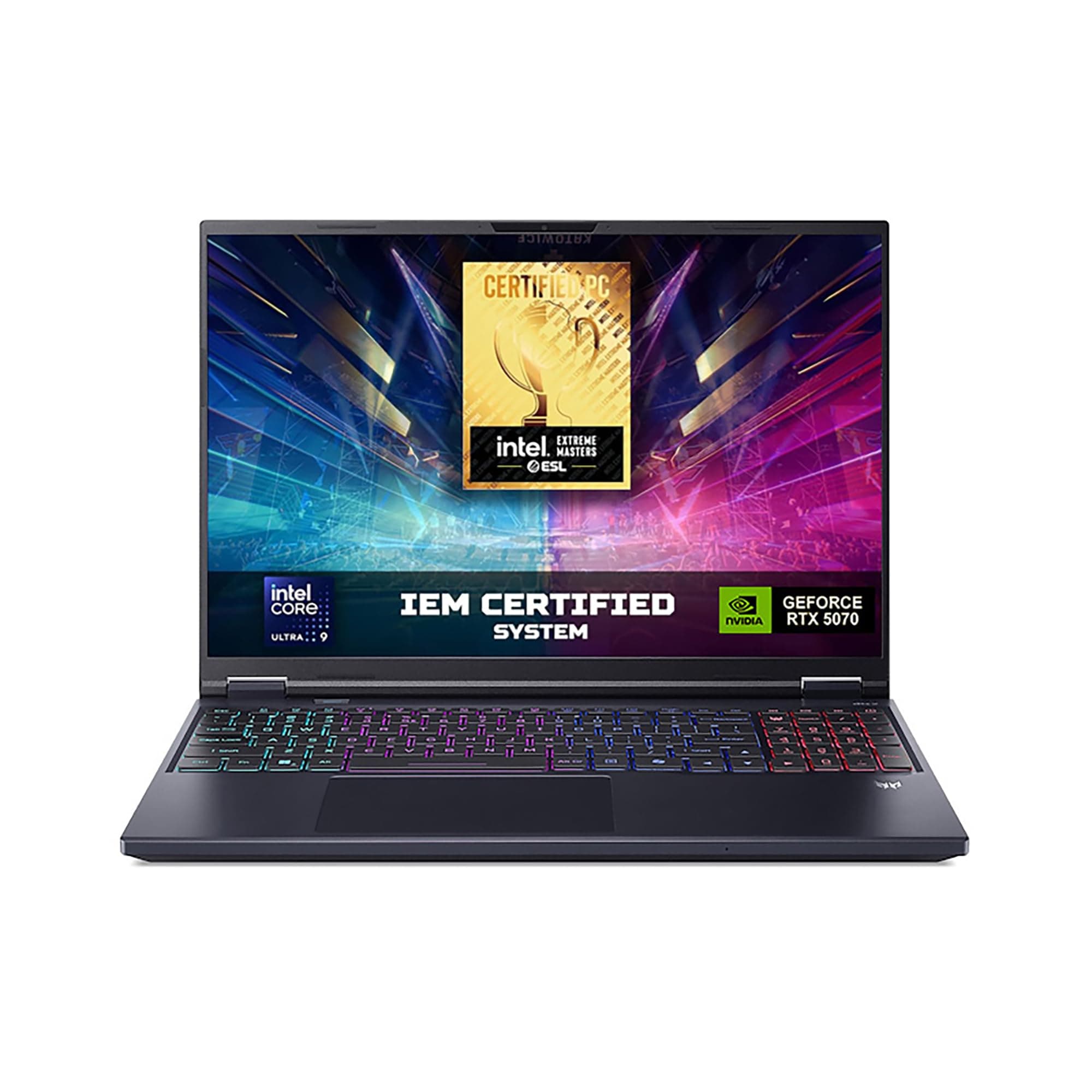Acer Predator Helios Neo 16 AI PHN16-73-91XB Notebook Gaming, NVIDIA GeForce RTX 5070 8 GB GDDR7, Intel Core Ultra 9 275HX, RAM 32 GB DDR5, 1 TB SSD, Display 16" WQXGA 240 Hz DDS, Windows 11 Home