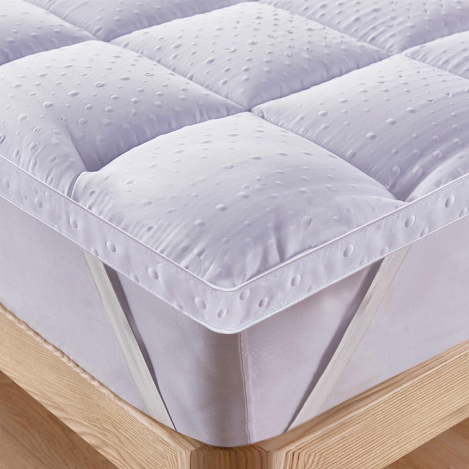 Bedecor 3D Topper Matrimoniale 160x190cm, Topper Materasso Matrimoniale di Microfiber per Divano Letto Extra-Morbido, Antiallergico, lavabile in lavatrice