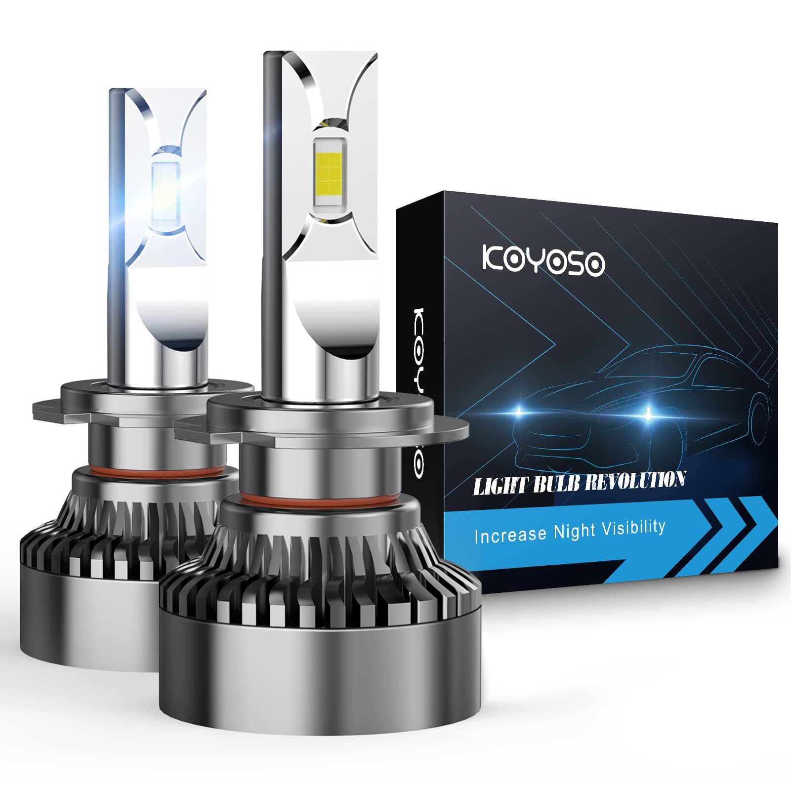 KOYOSO H7 LED Lampadine 20000LM 120W per 12V Automobili