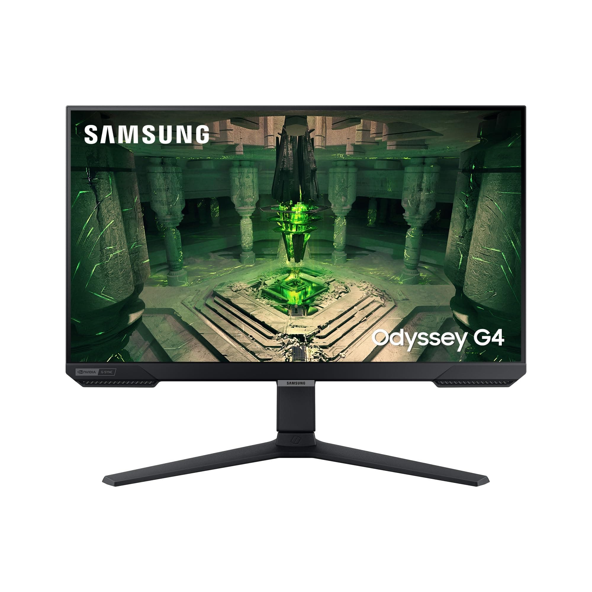 Samsung Monitor Gaming Odyssey G4 (S25BG400), Flat, 25'', 1920x1080 FHD, IPS, 240Hz, 1ms (GtG), Freesync, G-Sync, HDMI, DP, Ingresso Audio, HAS, Pivot, Eye Saver Mode, Flicker Free