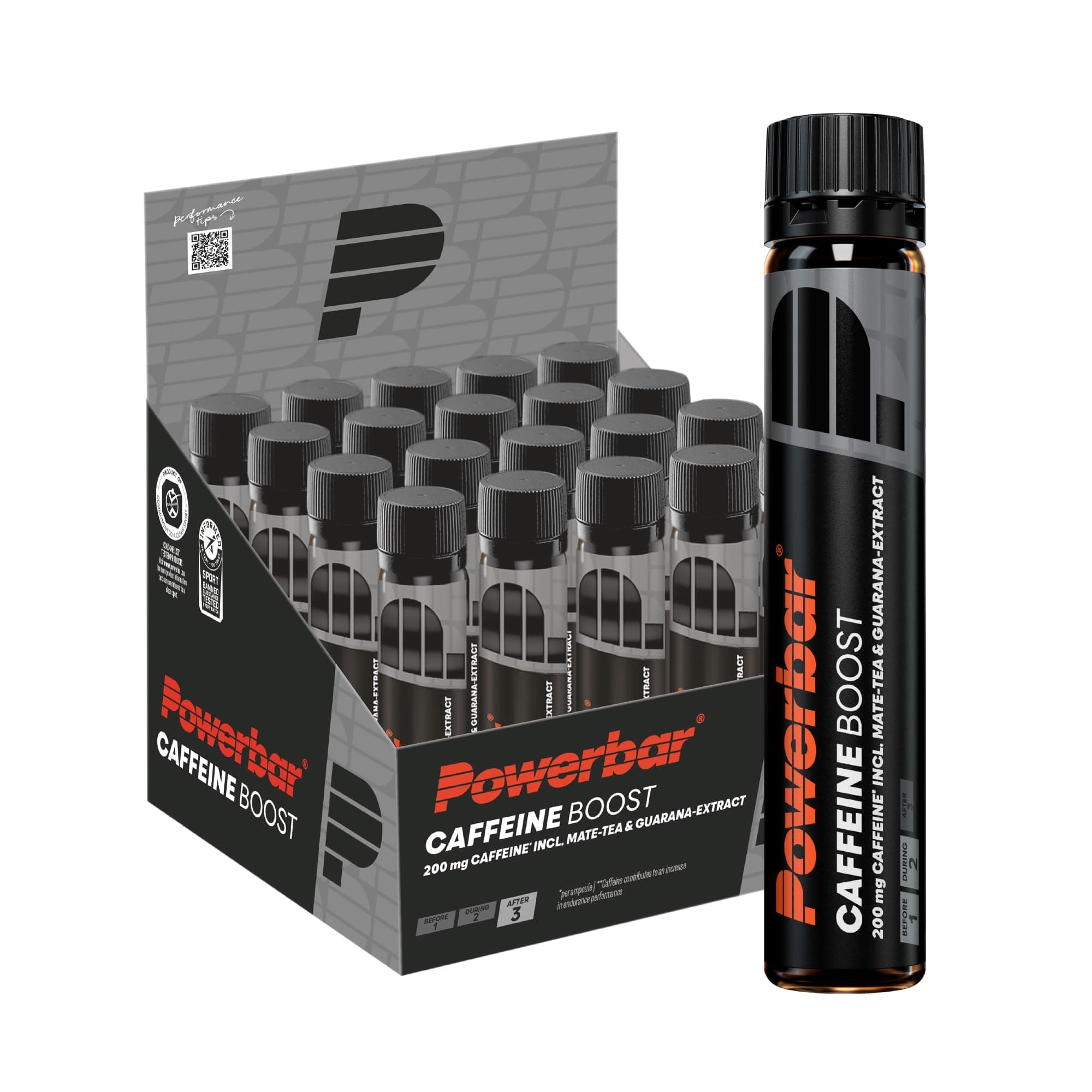 Powerbar - Black Line - Caffeine Boost - 20x25ml - 200mg de cafeína