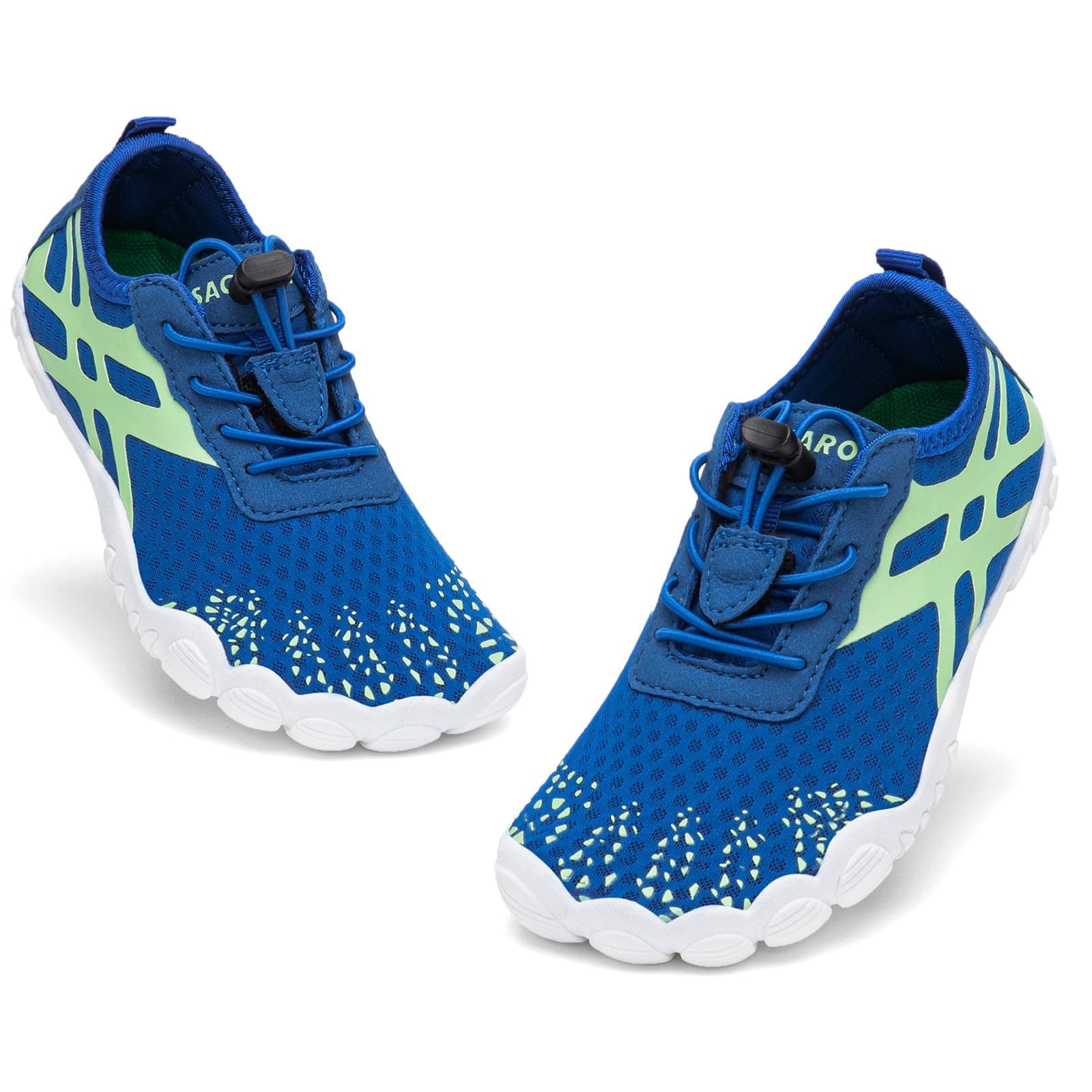 SAGUARO Zapatos de Agua Barefoot para Niños, Escarpines Acuáticos con Puntera Ancha y Secado Rápido para Verano y Actividades Acuáticas, Gr.25-36