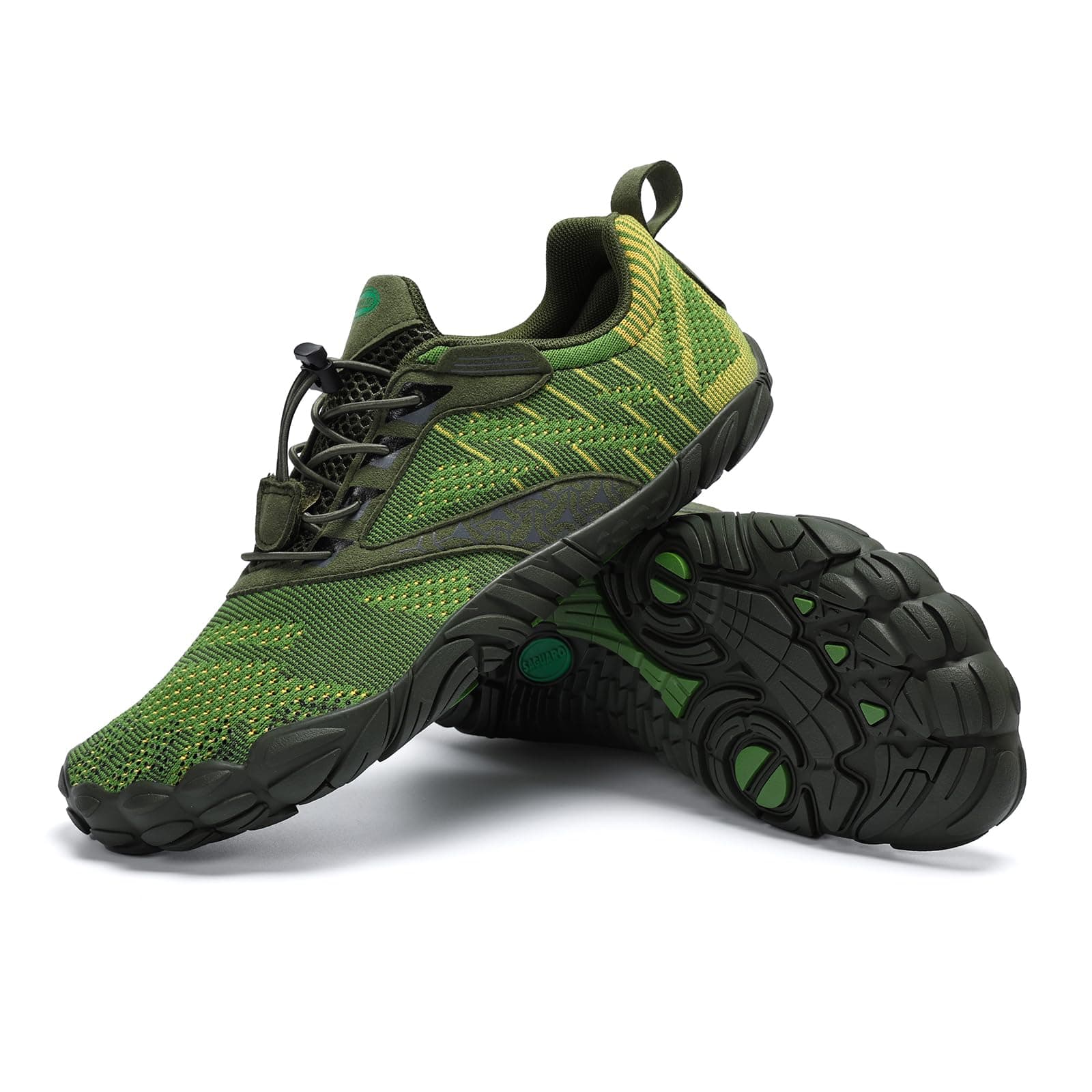 SAGUARO Unisex Barfußschuhe Outdoor Barfuss Traillaufschuhe Zehenschuhe mit Zero-Drop Solhe Gr.36-48