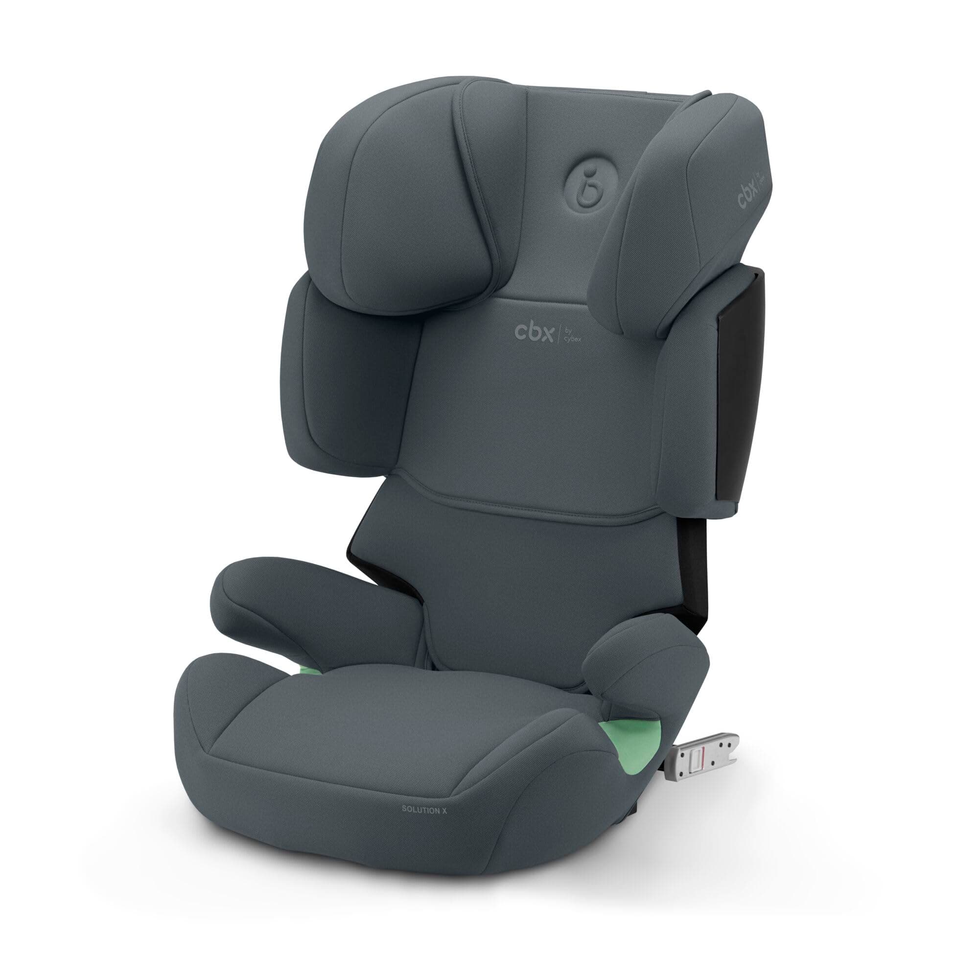 CYBEX Silver Silla de coche infantil Solution X i-Fix, Para coches con y sin ISOFIX, De 3 a 12 años aprox. (100 - 150 cm), De 15 a 50 kg aprox., Gris oscuro (Cobblestone Grey)