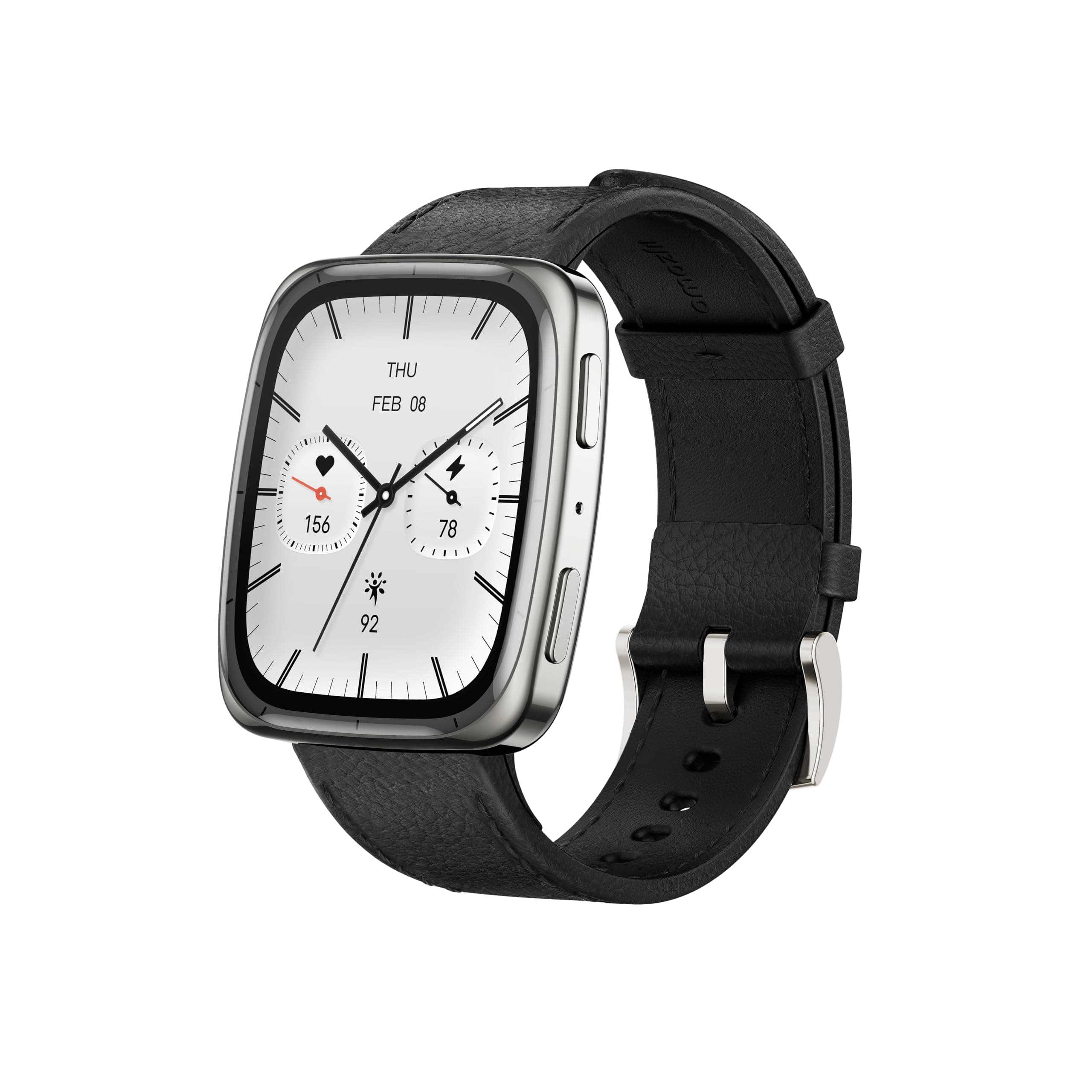 Amazfit Active 2 Smartwatch 43mm 1,75" AMOLED, Mappe Offline con GPS, Batteria 10 Giorni, 160+ Modalità Sport, Resistente all’Acqua, Monitoraggio Frequenza Cardiaca e Sonno per Android & iPhone