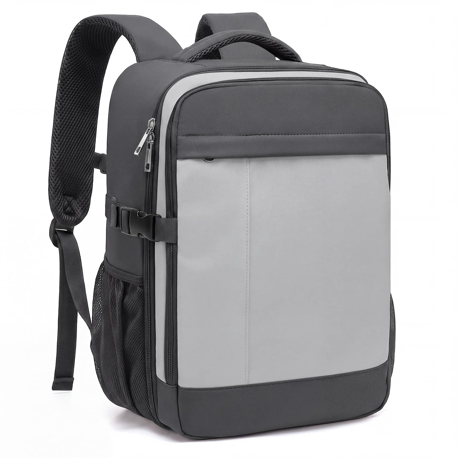 Xkdoai Zaino 40x30x20 per Ryanair 40x20x25 Bagaglio a Mano 14 Pollici 20L | Zaino Viaggio Leggero, Weekend, Lavoro, Università, Grigio