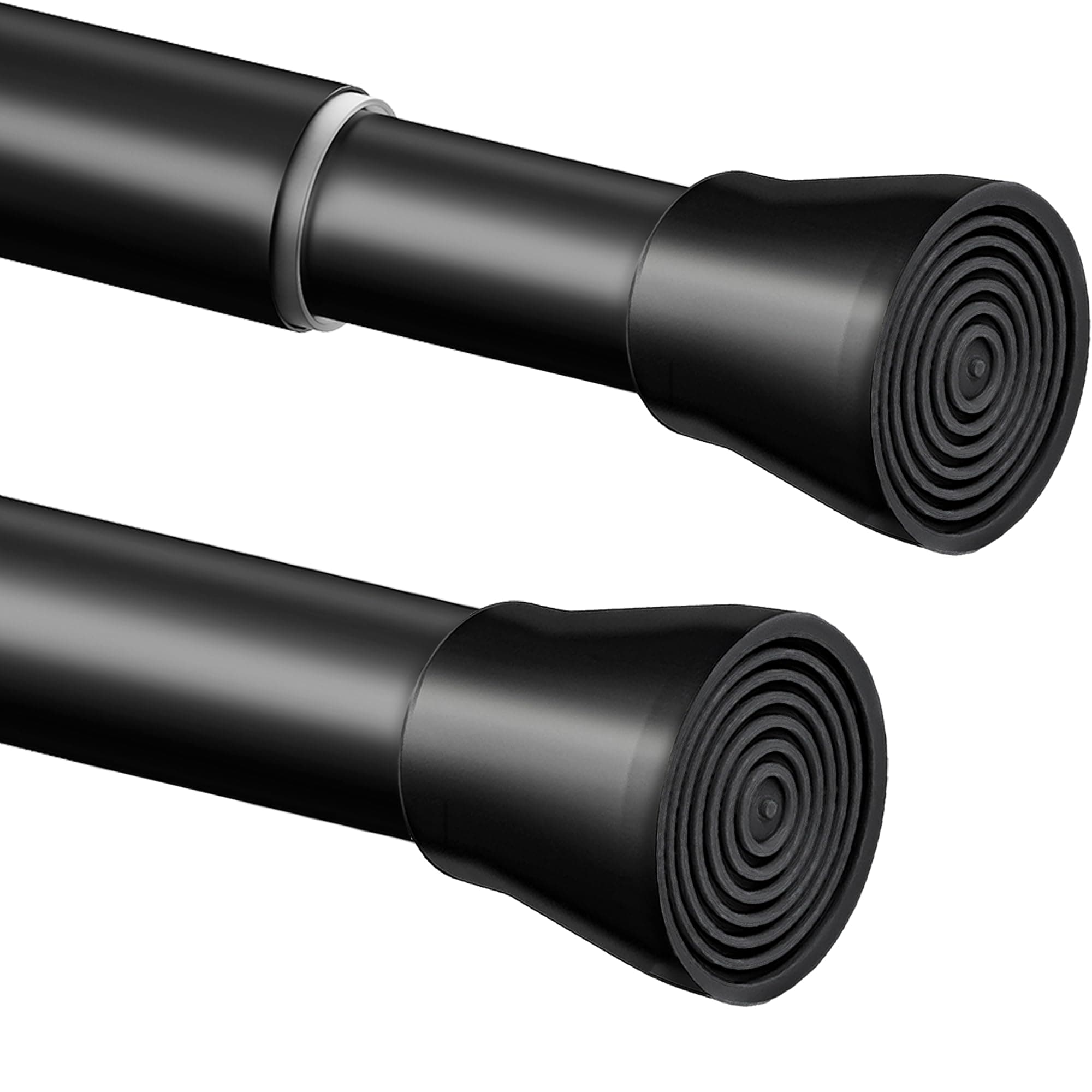 1 barra de ducha, sin taladrar, barra de cortina de acero inoxidable, sin taladrar, barra de cortina de ducha ajustable, barra telescópica para armario, baño, balcón, cortina de ducha (85-160 cm,