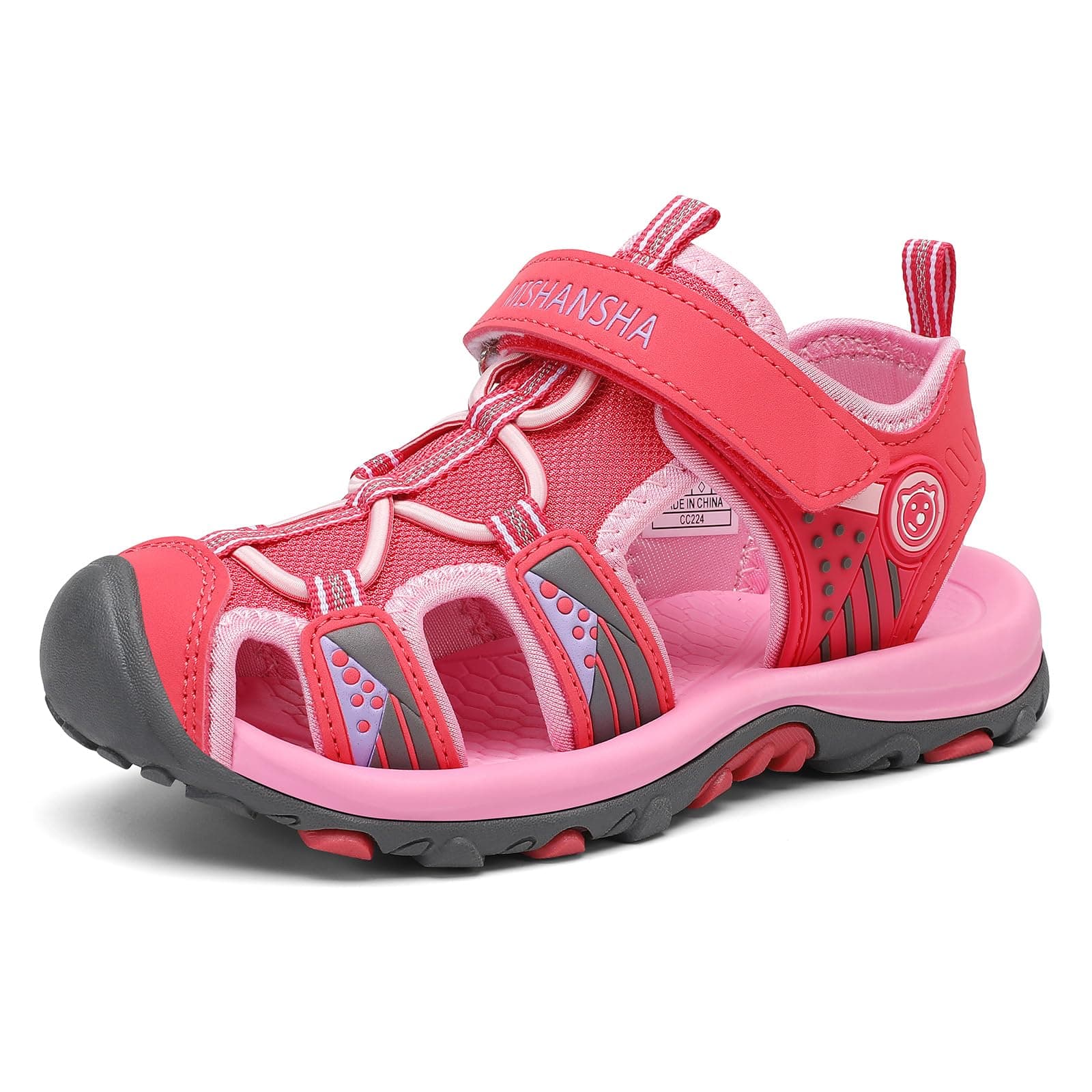 Mishansha Sandalias Niña con Puntera Cerrada Ligeras y Transpirables para el Verano,25-38