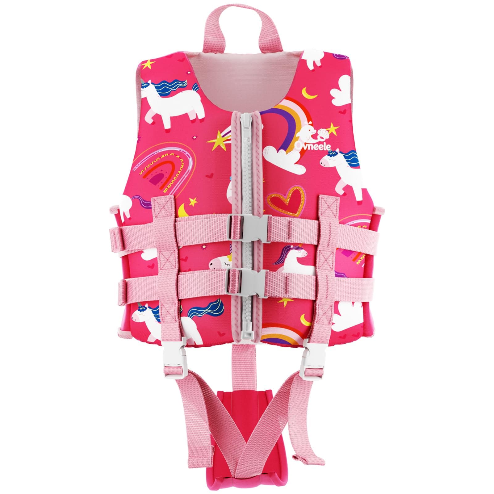 Chaleco de Natación para Niños, Chaleco Flotador de Neopreno con Correa de Seguridad Ajustable, Ayuda a la flotabilidad, con Correa de Ajustable Edad 2-9 años
