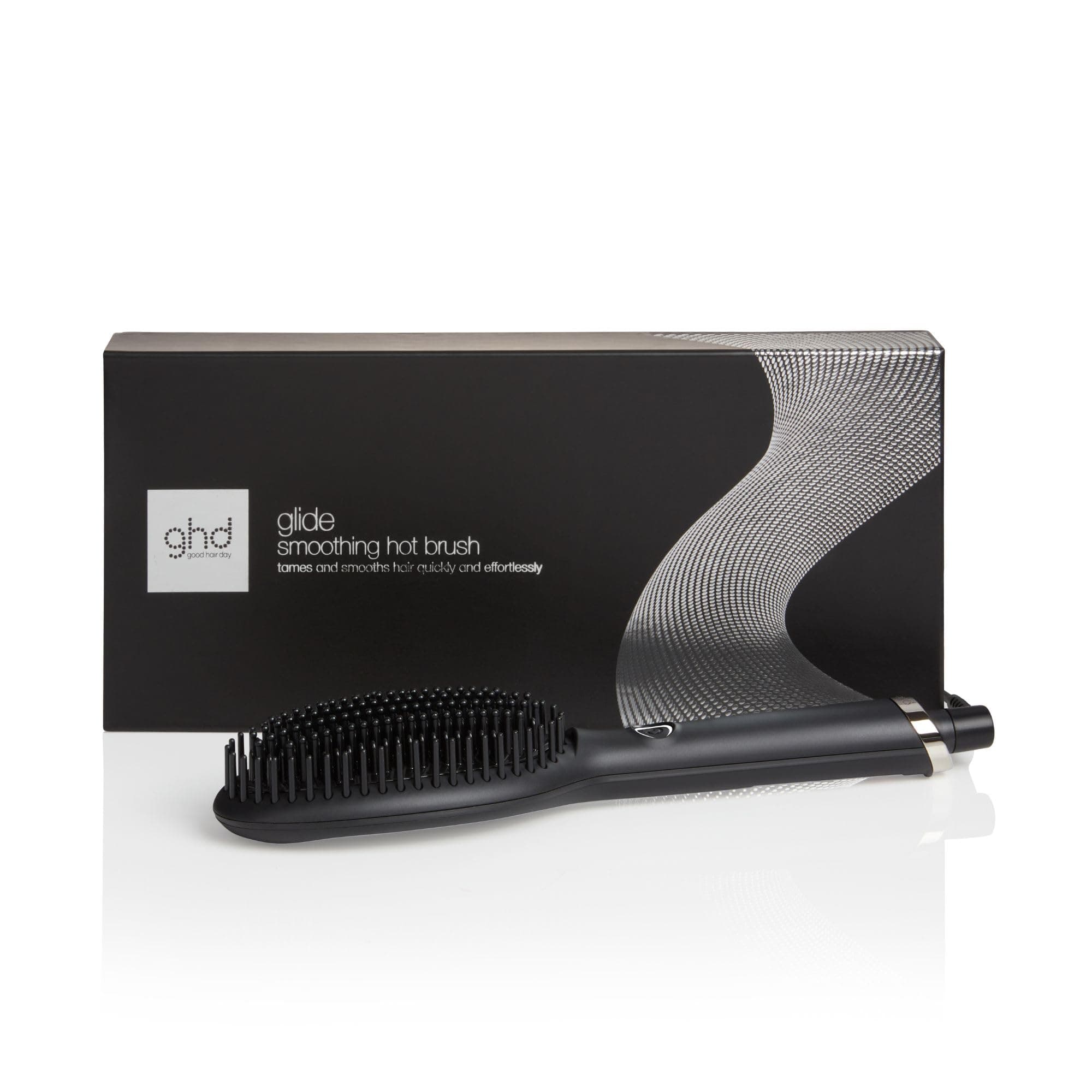 ghd - Brosse chauffante ghd Glide - Brosse Lissante - Lissage rapide, facile - Résultats sans frisottis - Utilisation sur cheveux secs - Sans chaleur extrême - Idéal pour tous types de cheveux