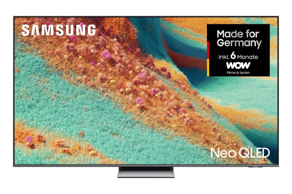 Samsung Neo QLED 4K QN85F 65 Zoll (163 cm) Mini LED Fernseher, Optimiert für Fussball, NQ4 AI Gen2 Prozessor, Quantum Matrix Plus, Dolby Atmos, Knox Security, Samsung Vision AI Smart TV