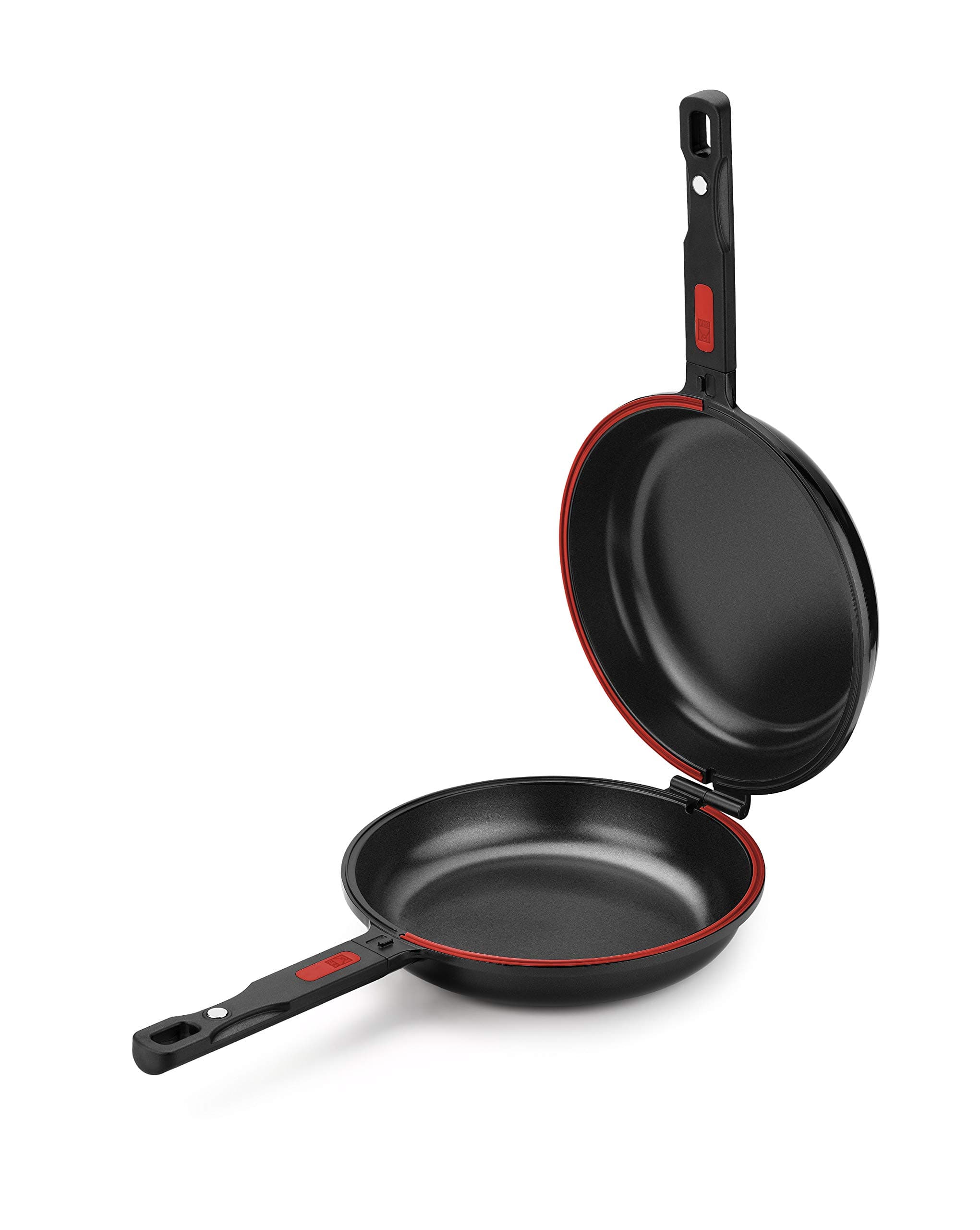 BRA Dupla Premiere | Sartén Doble para Tortilla de Patatas, 20 cm de Diámetro, Aluminio Fundido, Triple Capa Antiadherente, 100% sin PFOA, Para todo Tipo de Cocinas