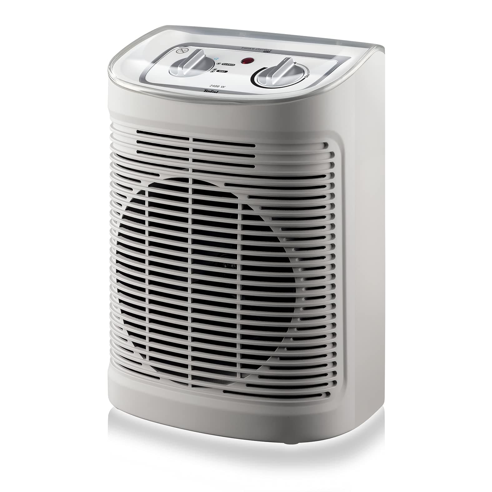 Rowenta Instant Comfort Aqua, chauffage d'appoint, SO6510 | Chauffe rapide, silencieux, Réglages personnalisables, Format compact, Protection contre la surchauffe, Couleur: Gris/Blanc
