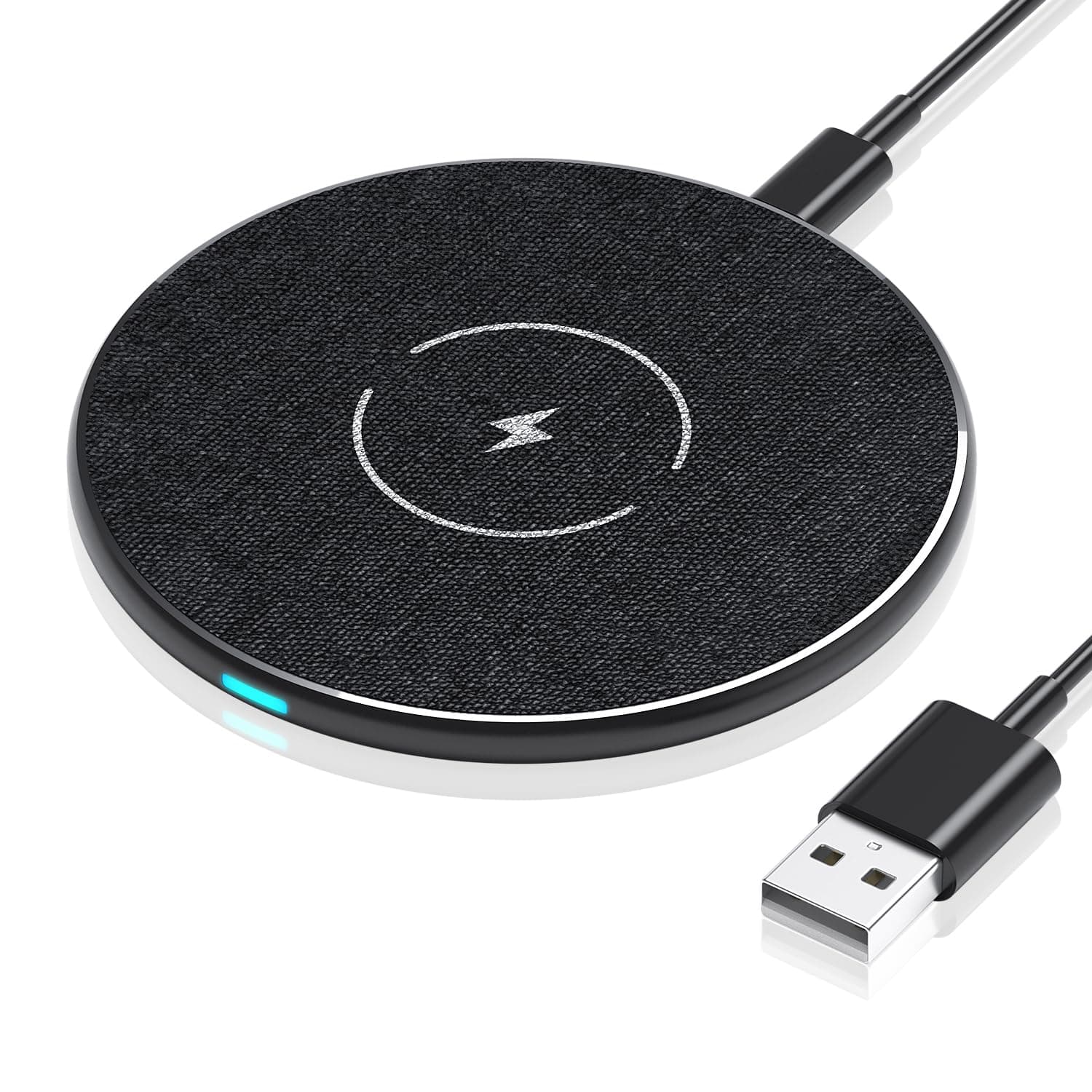 Chargeur sans Fil 20W Max, Chargeur Rapide sans Fil, Station de Charge sans Fil, Station de Charge inductive Compatible avec iPhone 11/12/13/14/15/Samsung Galaxy S23/S22/S21/S20/S10.