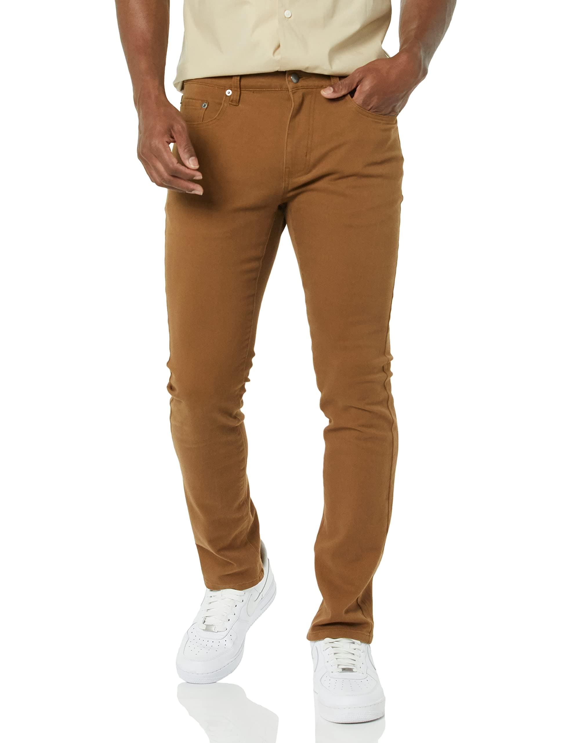 Amazon Essentials Pantaloni Casual Chino Elasticizzati dal Taglio Classico Uomo