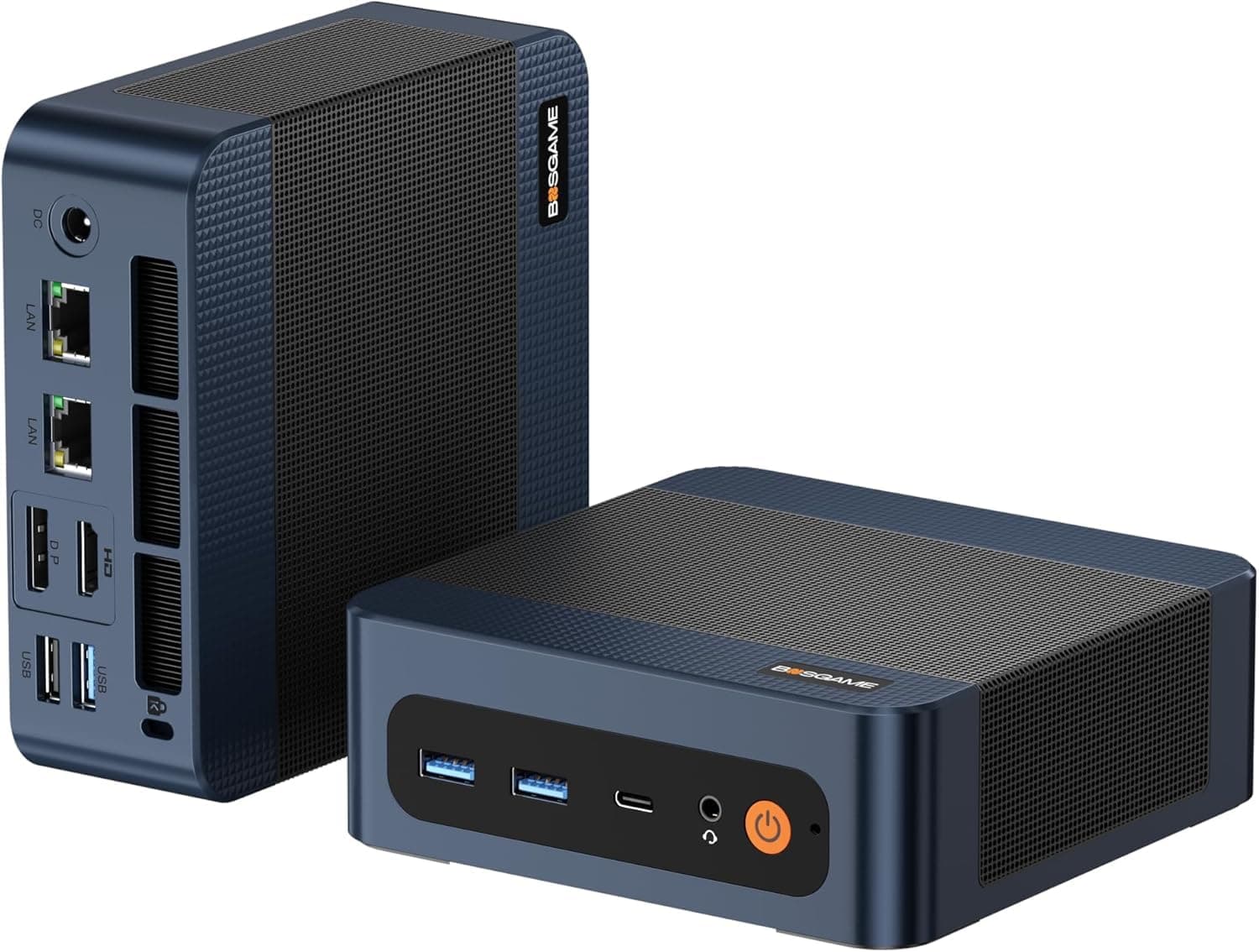 BOSGAME P3 Mix Mini PC W-11 Pro, AMD Ryzen 5 7640HS (Jusqu’à 5.0GHz), 32Go DDR5, SSD 1To. Triple écran(HDMI+DP+USB4), WiFi 6E, Double LAN 2.5G. Idéal pour Le Travail, l’école, Le Bureau et la Maison