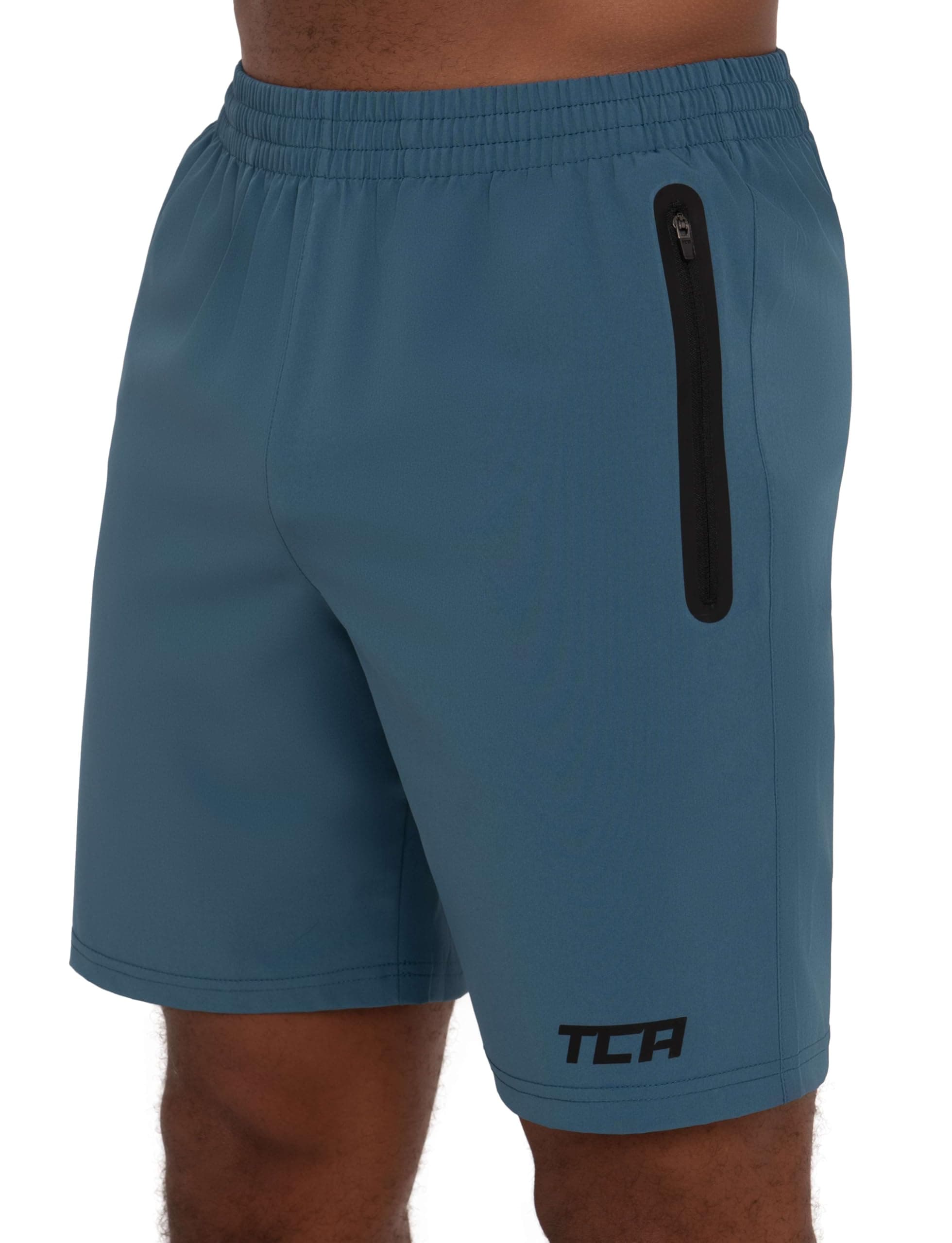 TCA Pantalones Cortos Hombre Deporte con Bolsillos de Cremallera - Pantalon Corto Deportivo Hombre Tecnología Elite Tech - Running Shorts Men Gym Correr Padel