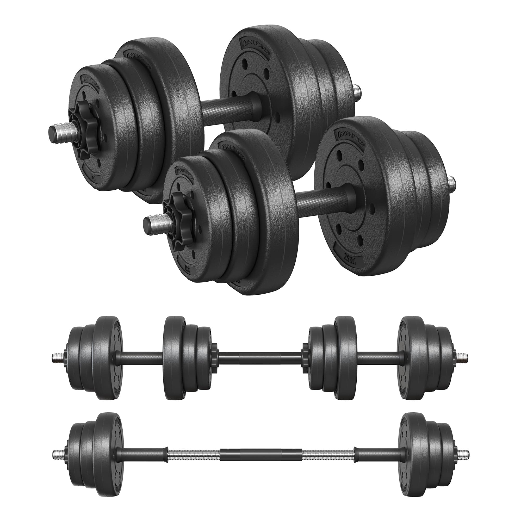 SONGMICS Mancuernas Ajustables, Dumbbell Set | Pesas Ajustables for Home Gym, Workouts, Fitness, and Home Weight Training