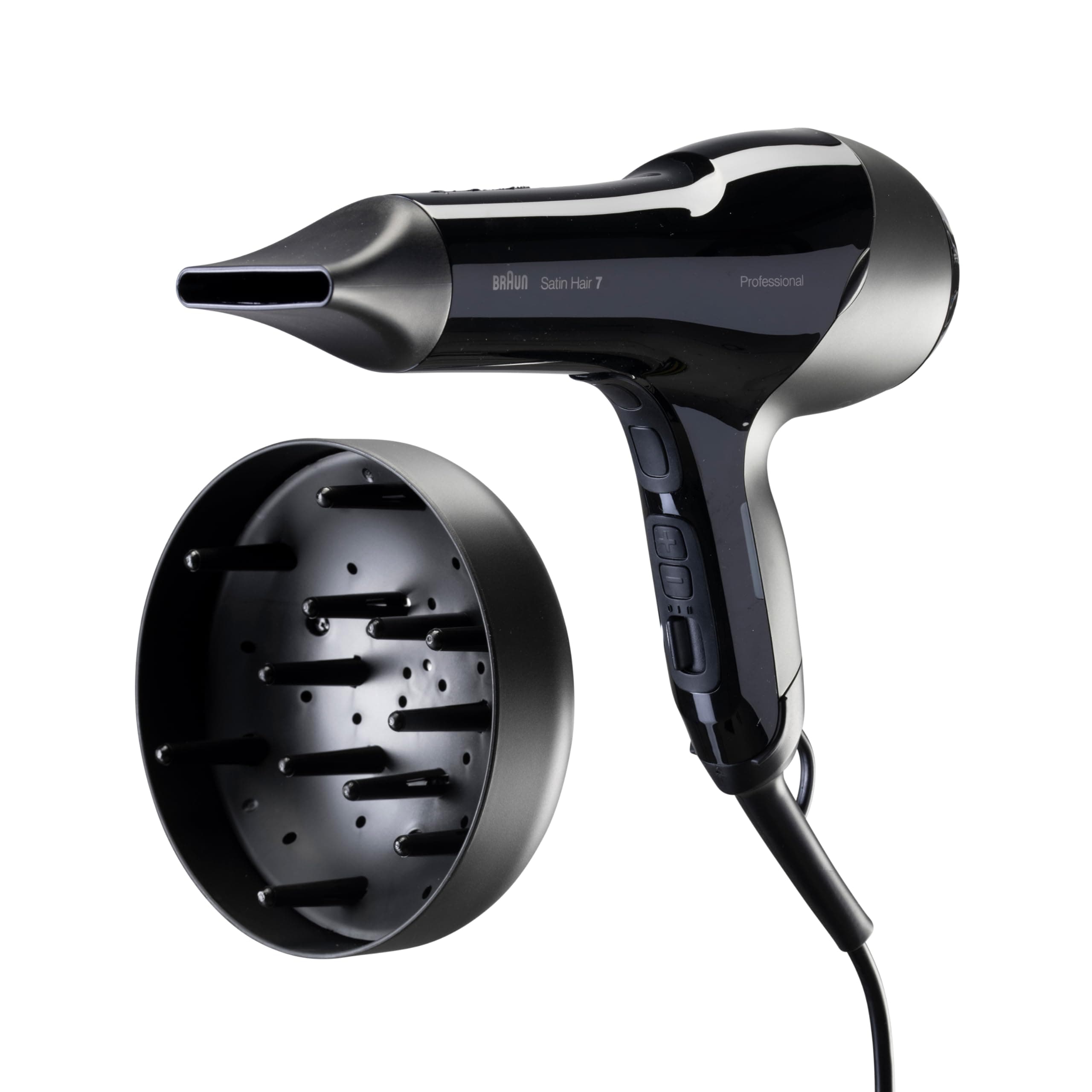 Braun Satin Hair 7 - Secador profesional, con sensor de temperatura, motor AC y tecnologia ionica
