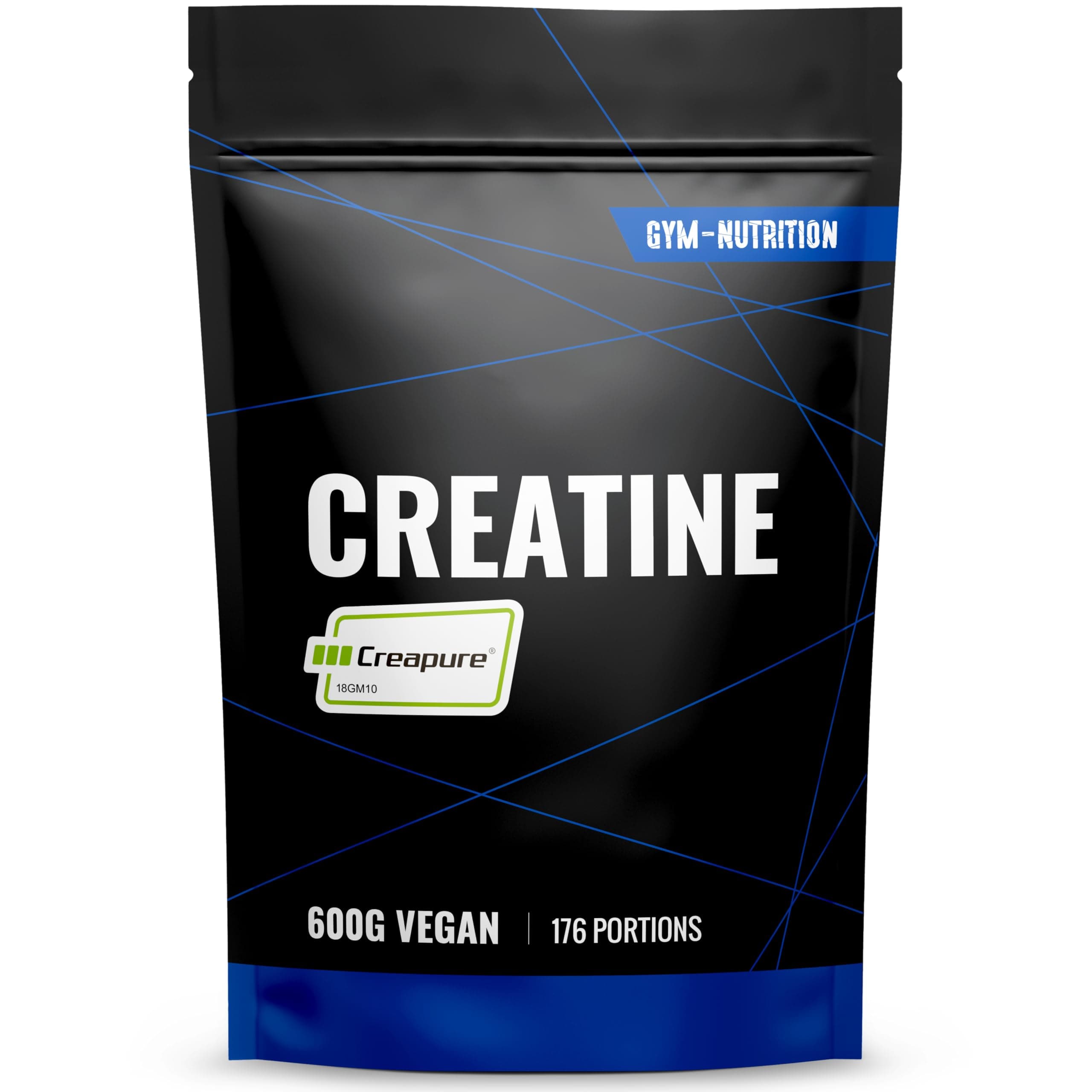 Creatine Creapure Monohydrate Poudre - 600 g - 176 Portions - Vegan - Produit en Allemagne - Creatine Monohydrate Creapure - Créatine