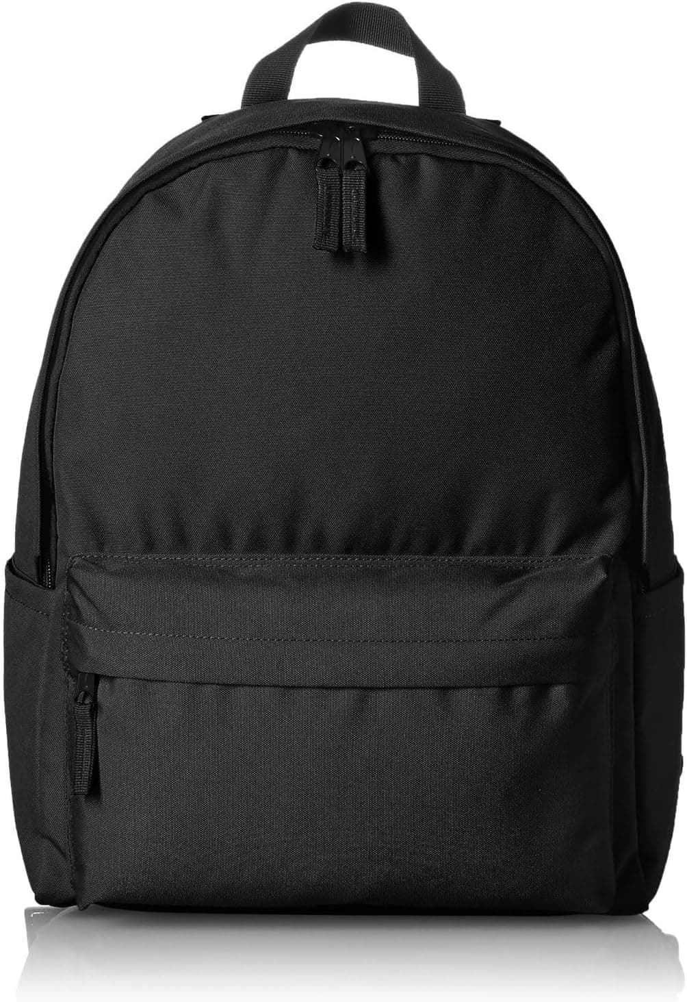 Amazon Basics - Zaino Classico/Casual/Scolastico, Nero, Confezione da 1