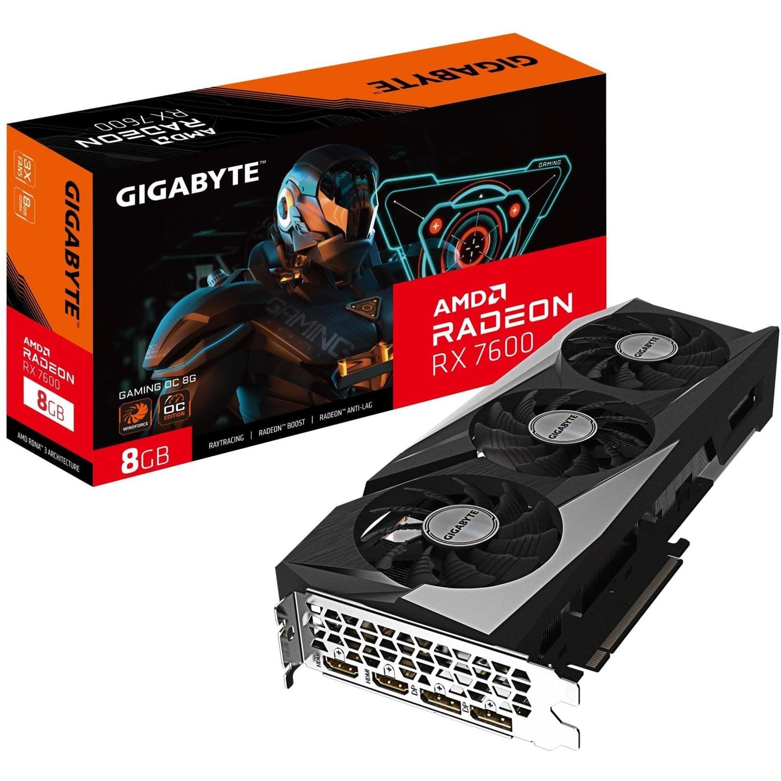 Gigabyte vga AMD RX 7600 Gaming OC 8gb