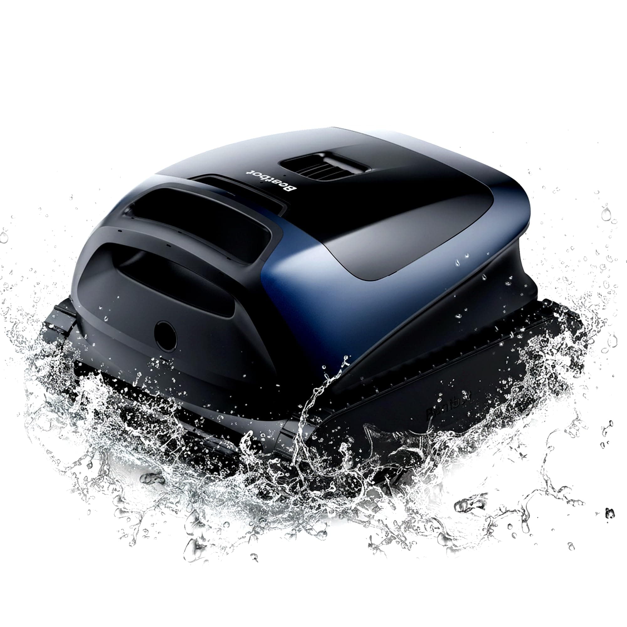 Beatbot Sora 30 Robot Piscine sans Fil, Nettoyage 3-en-1 (Fond/Parois/Ligne d'eau) + Plages Immergées, Filtre 5L Spécial Feuilles, Sortie Ultra-Légère, 5H (Grands Bassins), Aspirateur Connecté, Bleu