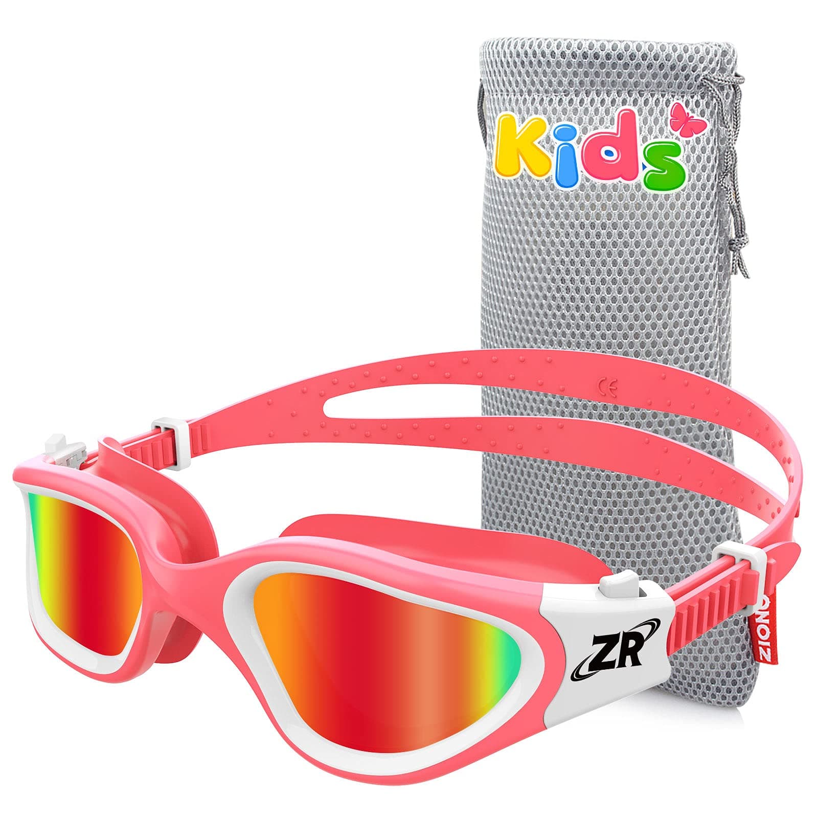 ZIONOR Gafas de natación para niños, G1MINI polarizadas/no polarizadas, cómodas, para niños, antiniebla, protección UV, gafas de natación para niñas y niños (años 6-14)