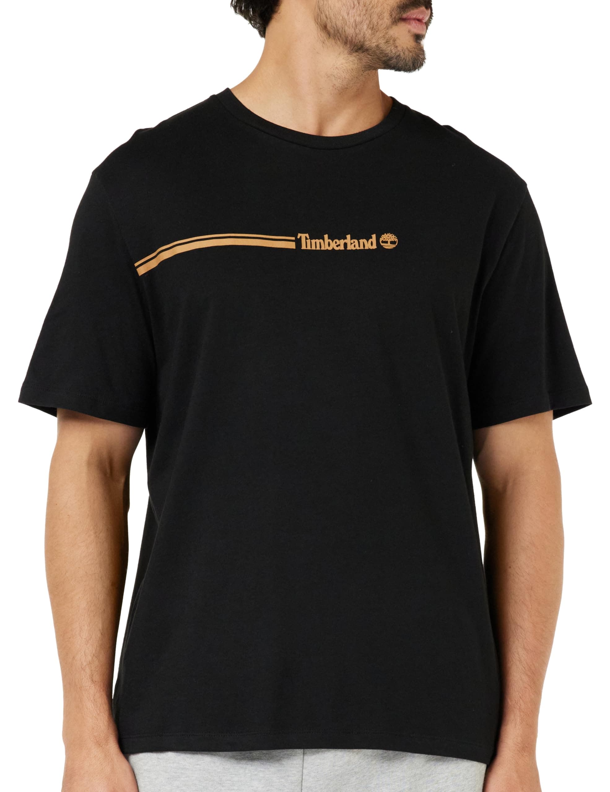 Timberland Short Sleeve Tee 3 Tier3 T-Shirt Uomo (Pacco da 1)