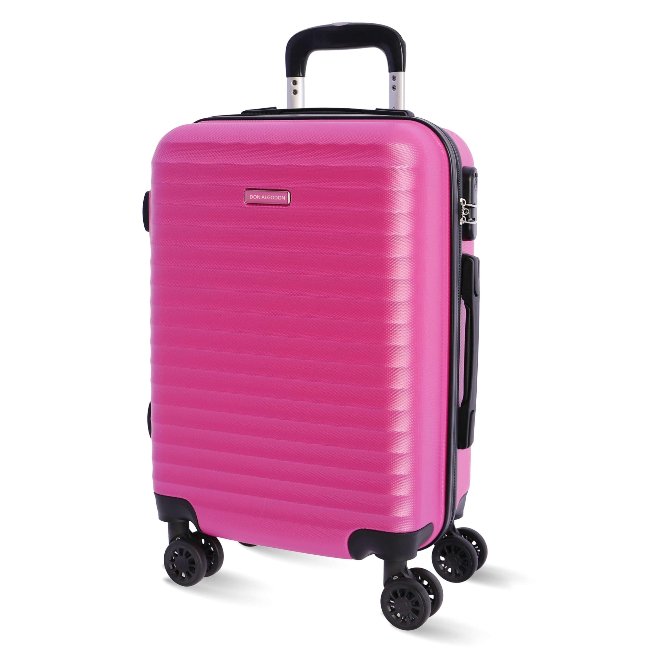 DON ALGODON - Maleta Cabina 55x40x20 - Maletas de Viaje Cabina Resistente Ryannair - Trolley Equipaje para Avion Resistente con 4 Ruedas de 360º y Candado Numérico, Iris