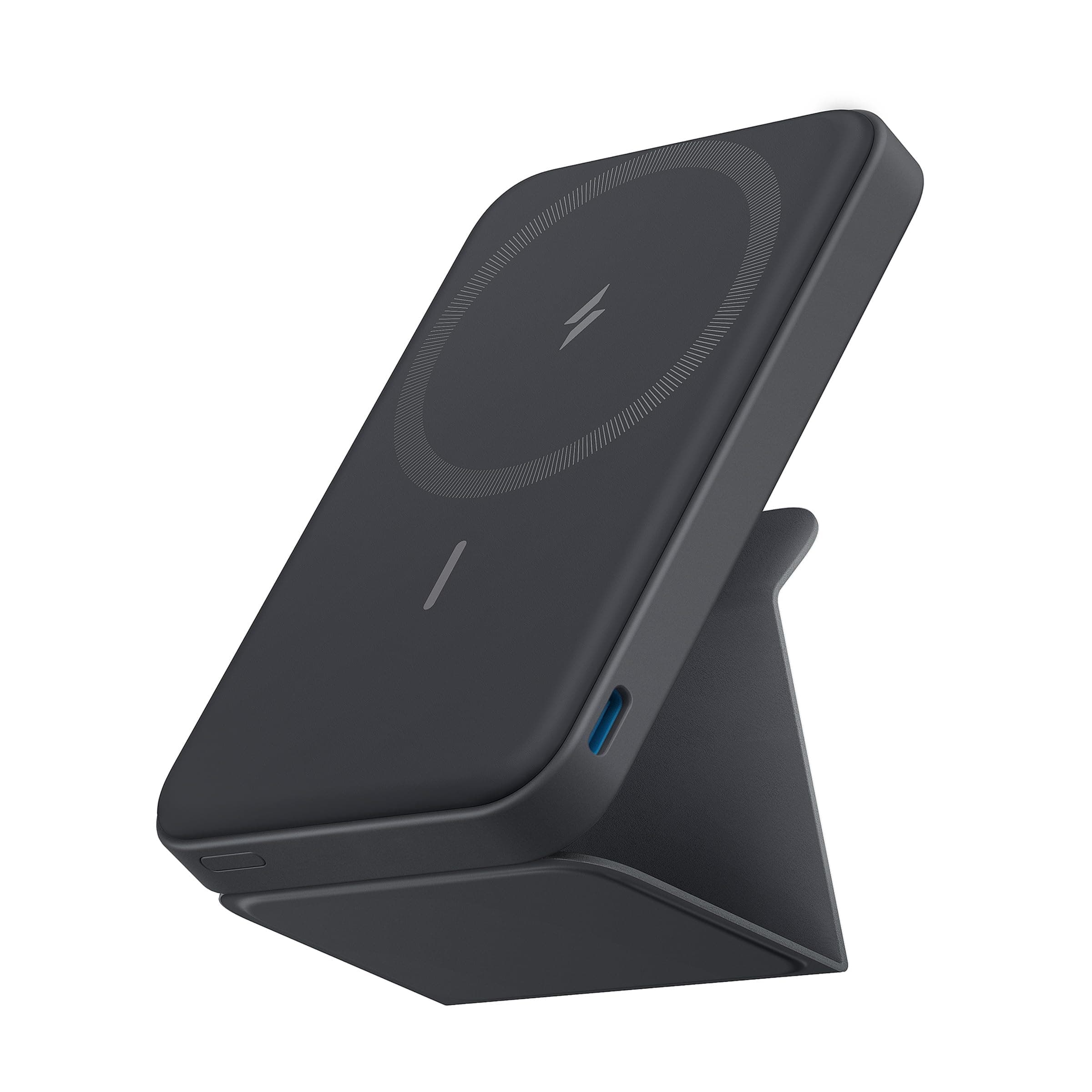 Anker 622 Magnetische Kabellose Powerbank (MagGo), 5000mAh Klappbare Magnetische Powerbank mit USB-C für iPhone 17/16/15/14/13/12, Interstellar