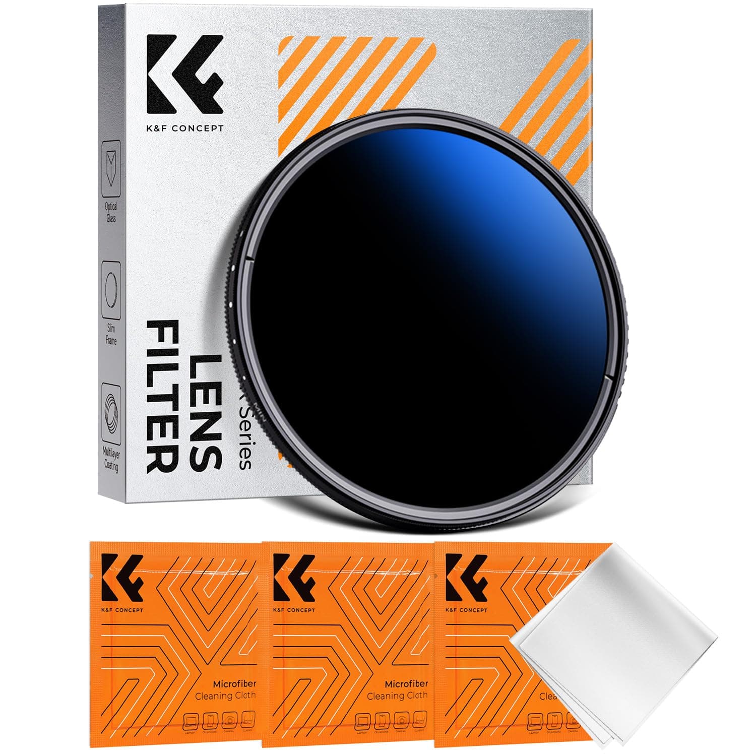 K&F CONCEPT Nano K-Serie ND Filter 67mm Variabler Graufilter ND2-ND2000 (1-11 Blendenstufen)