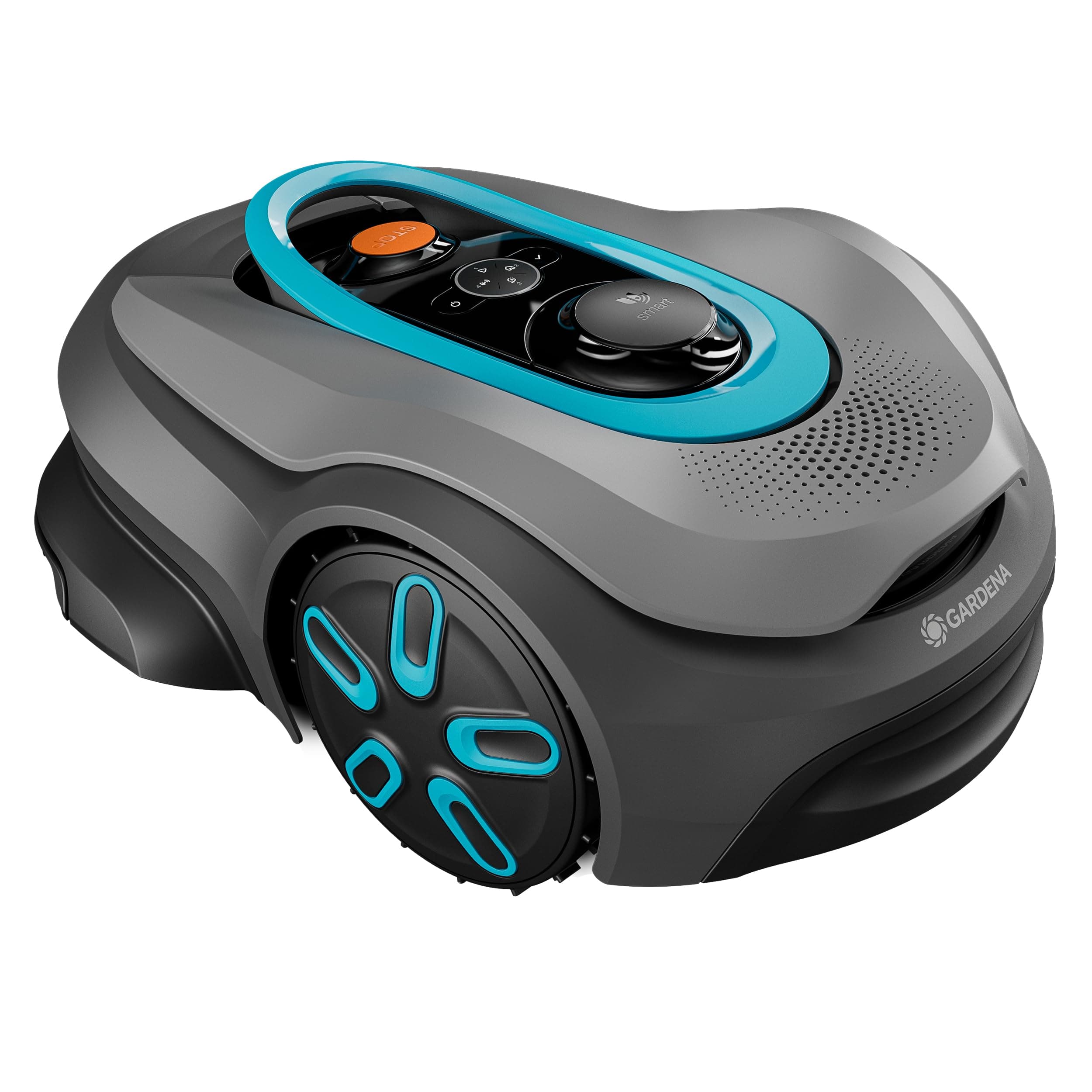 Gardena smart SILENO Sense 600 m² Mähroboter: Technologie ohne Begrenzungskabel, Mähen mit KI, Eingebaute Kamera (19942-20)