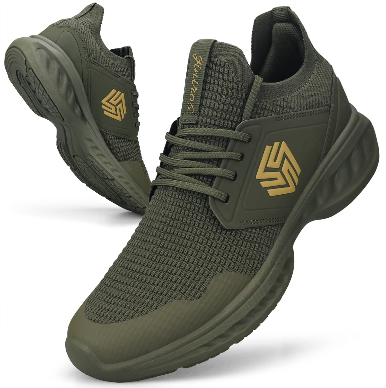 Giniros Sneakers Uomo Leggere Scarpe Comode Running Ginnastica | Corsa Camminata Traspiranti Casual Sportive Palestra Trekking Tennis Mesh Basket Outdoor Fitness Jogging Lavoro
