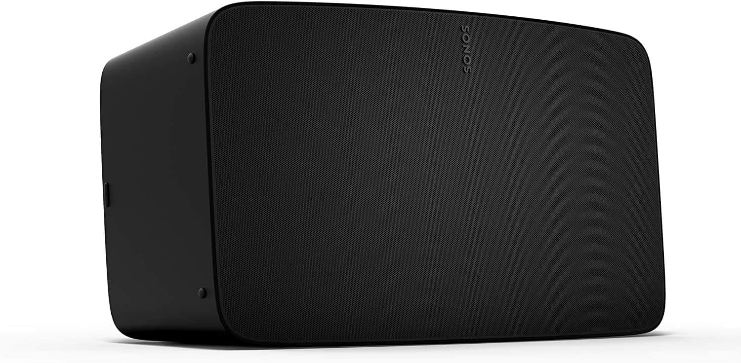 Sonos Five - Enceinte sans Fil - Haut Parleurs HiFi - Son Stéréo - Multiroom - WiFi - Trueplay™ - Qualité Studio - Son Clair et Puissant - Air Play 2 - Interface Tactile - Noir