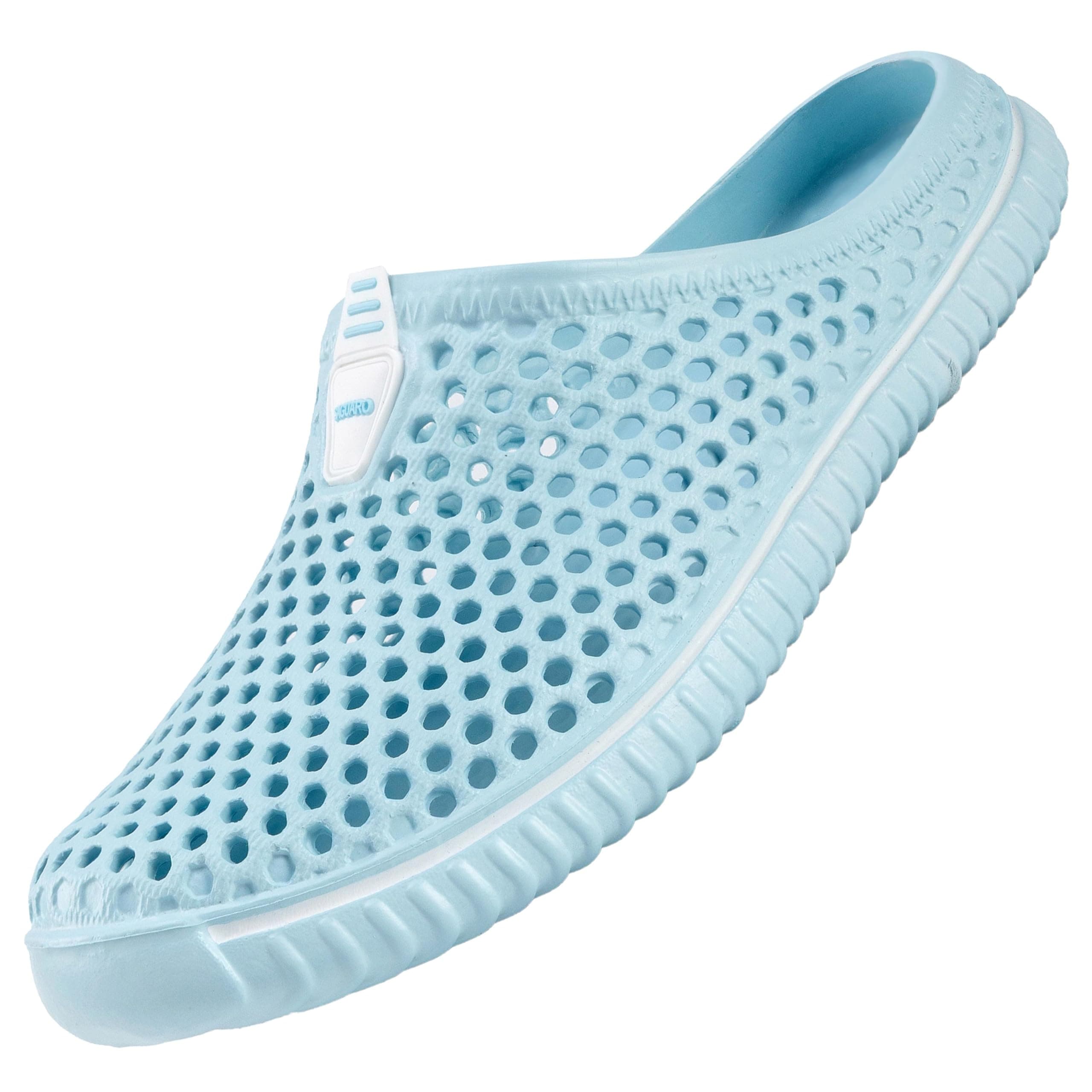 SAGUARO Clogs Hausschuhe Herren Damen Sommer Hohl Latschen Atmungsaktiv Gartenschuhe Badeschuhe Strand Pantoffeln Aqua Slippers Gr.36-45