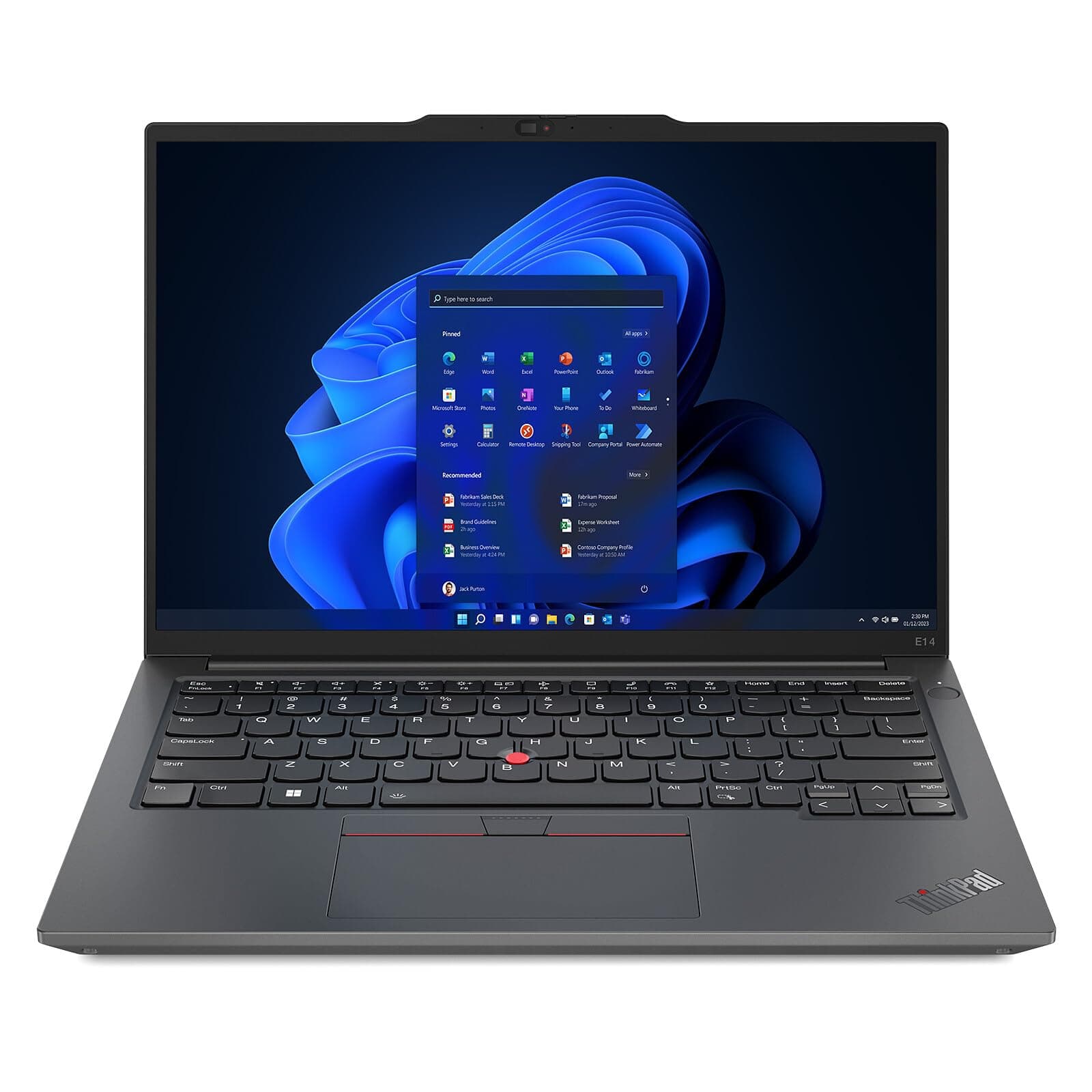Lenovo ThinkPad E14 Gen 5-14" - Intel Core i5-1335U - 16 Go RAM - 512 Go SSD - Win 11 Pro - Carte Graphique Intel Iris XE - AZERTY (Français) - Noir - 21JK000AFR