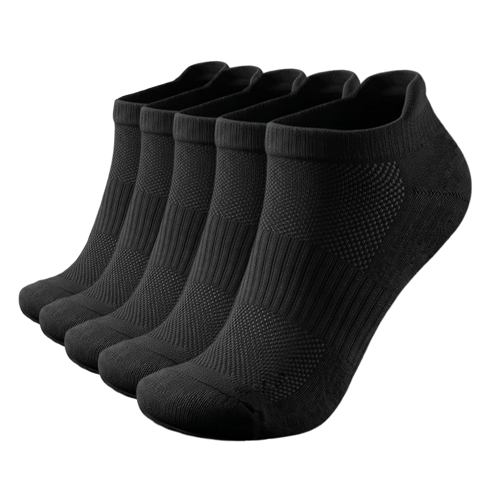 Wamicu Calcetines Tobilleros Hombre - 5 Pares Corto Verano Algodón Transpirable Ideales para Deporte Running
