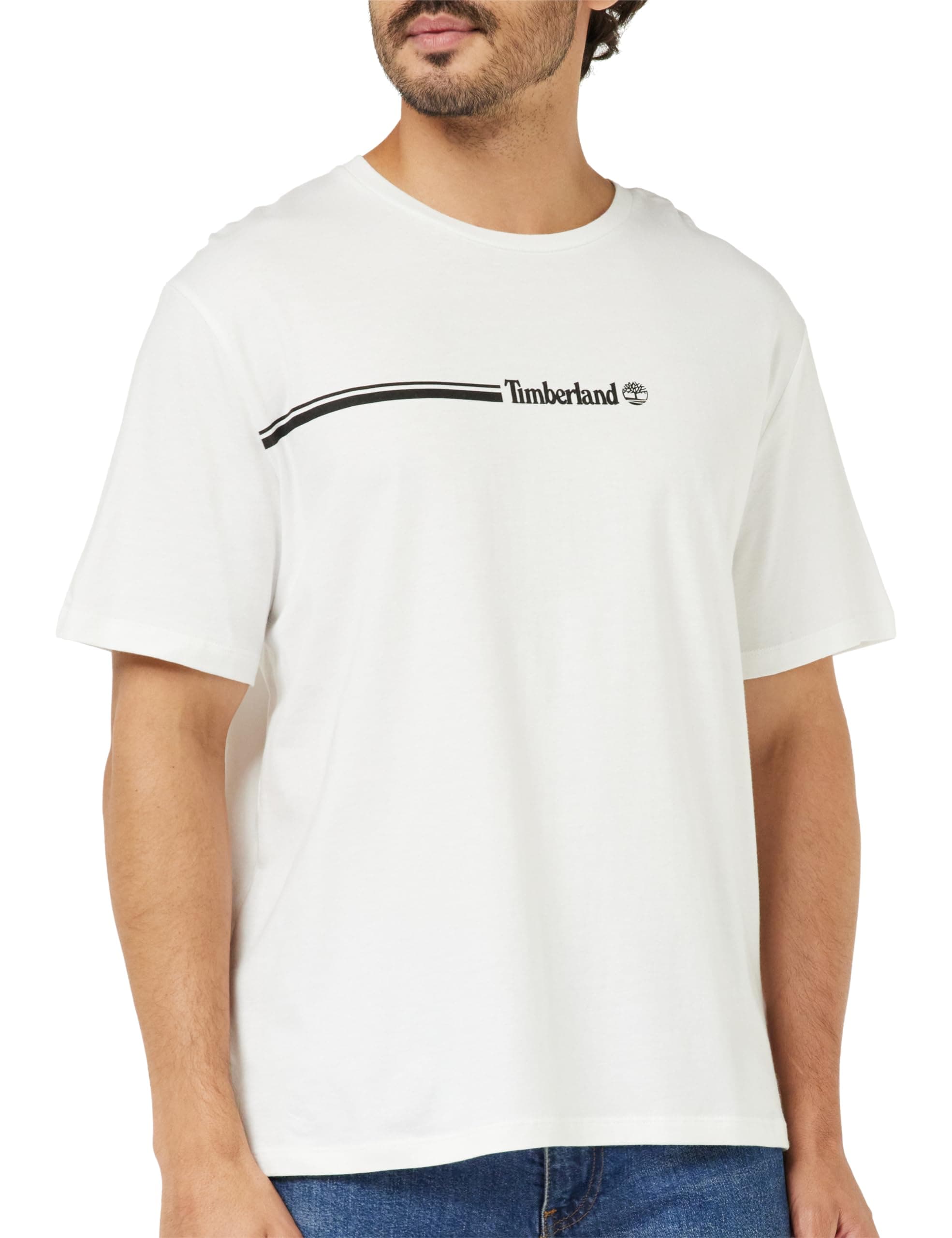 Timberland Short Sleeve Tee 3 Tier3 T-Shirt Uomo (Pacco da 1)