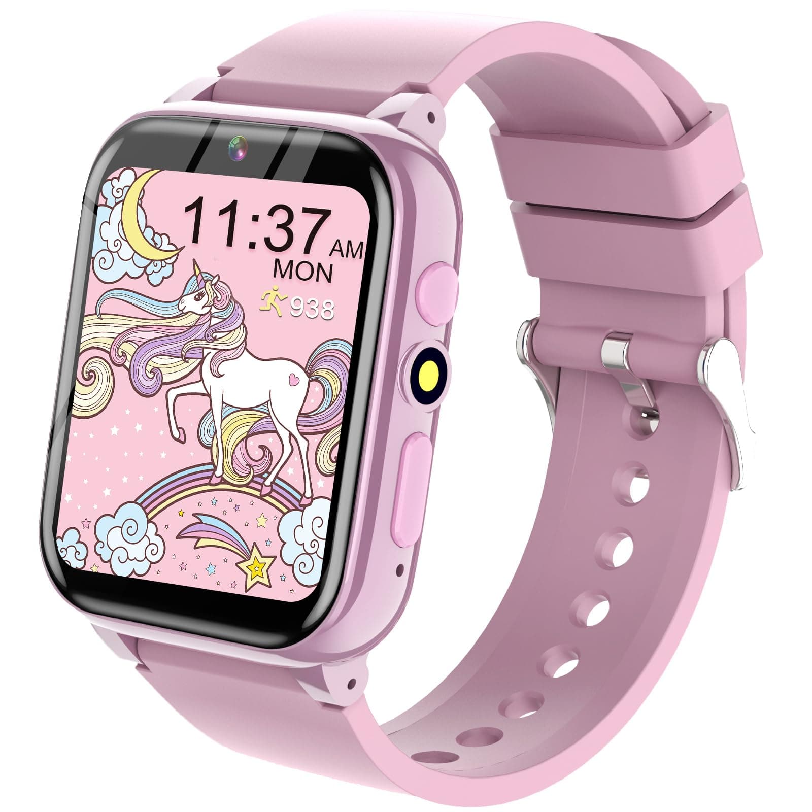 YEDASAH Orologio Smartwatch Bambini 26 Giochi, Sveglia, Schede Didattiche, Storie Audio, Contapassi Calorie, Fotocamera, Musicale, Torcia, Regalo Bambini per Ragazza e Ragazzo