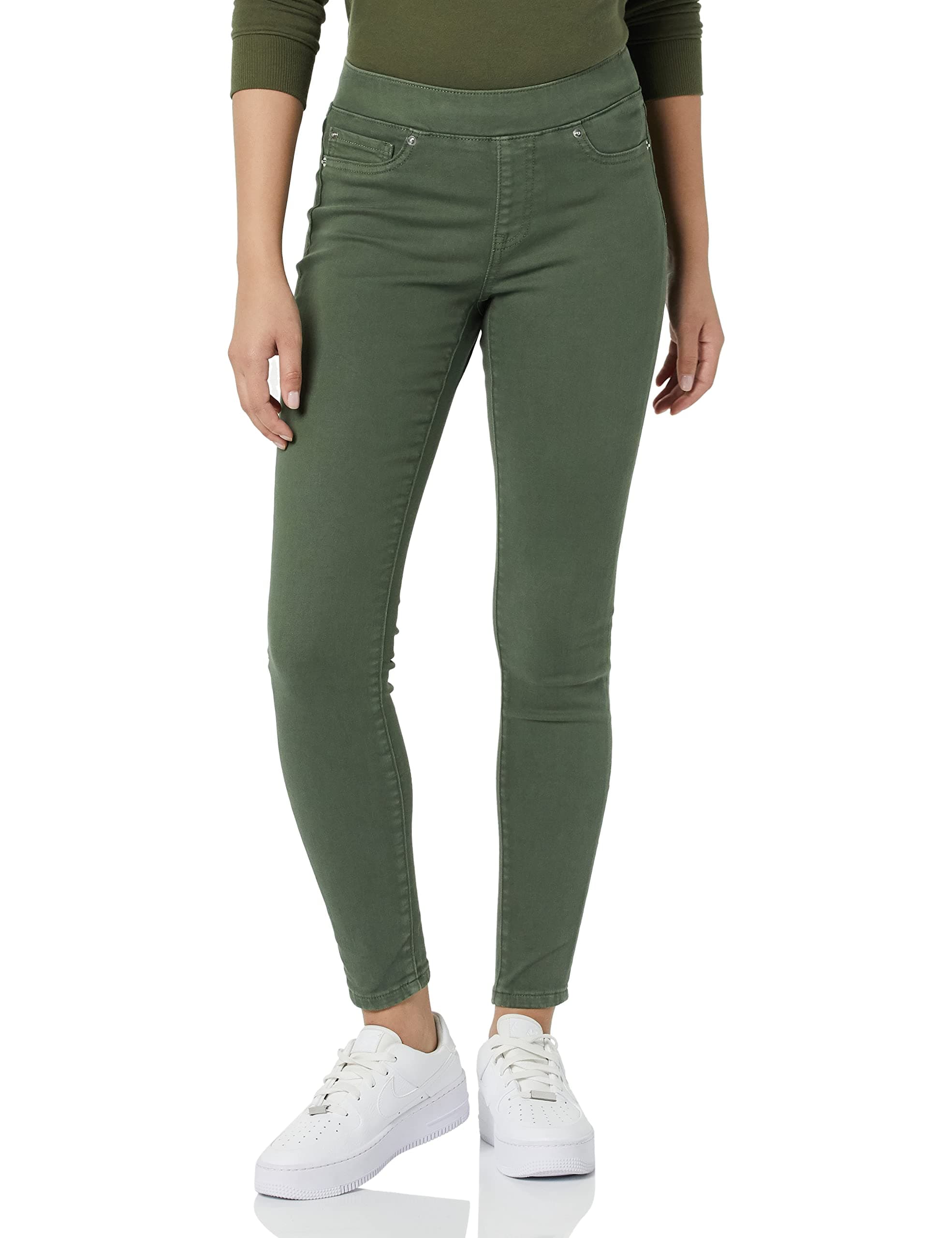 Amazon Essentials Donna Jegging Elasticizzato Senza Zip a Vita Media - Colori Fuori Produzione