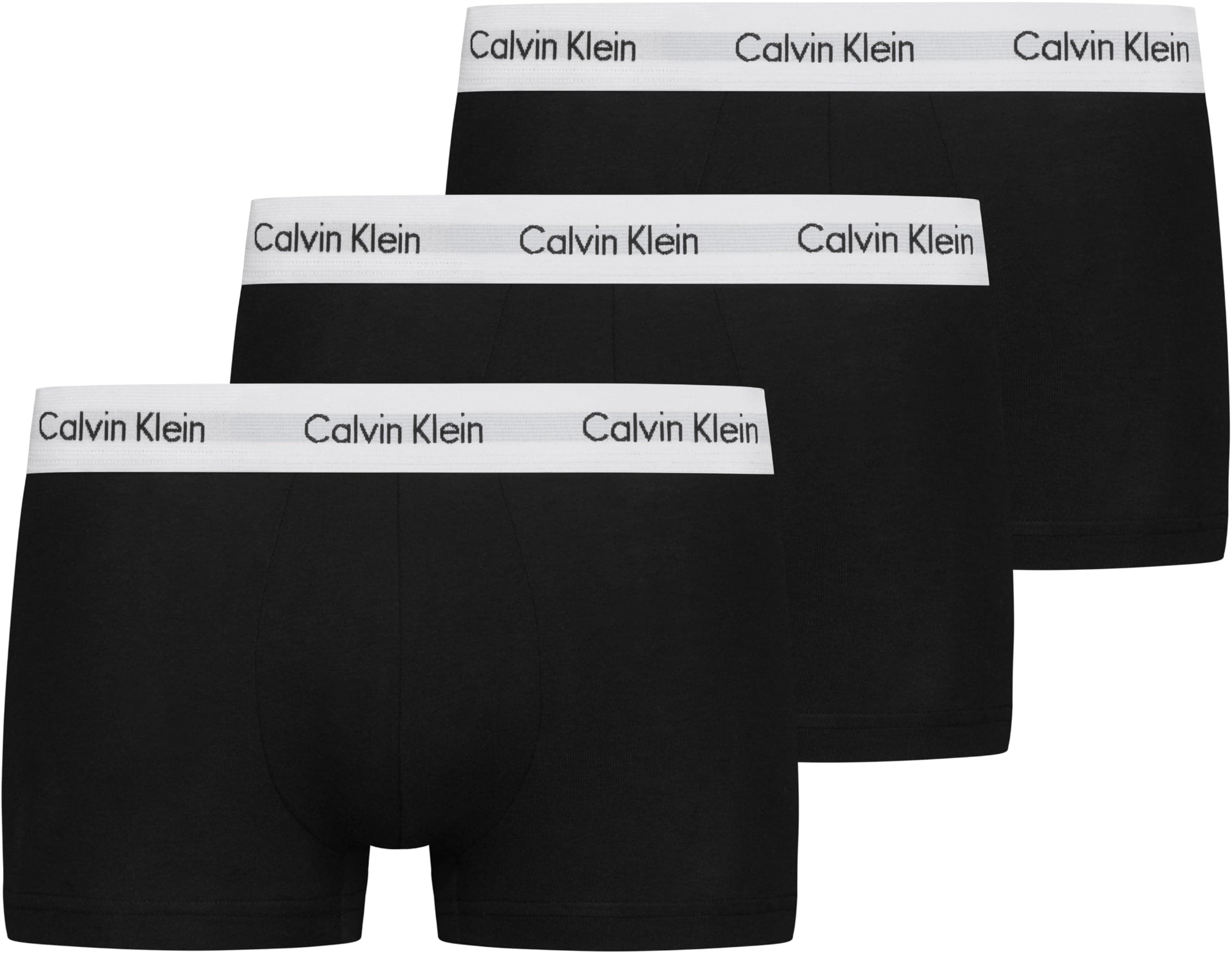 Calvin Klein Herren 3er Pack Boxershorts Low Rise Trunks Unterwäsche