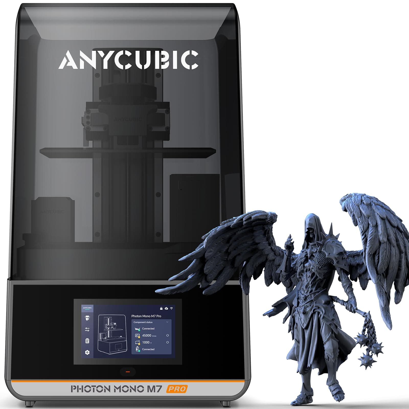 ANYCUBIC Impresora 3D Resina Photon Mono M7 Pro 14K, Impresora 3D Inteligente con Casetes de Temperatura Controlada, Impresión Rápida 170mm/h, Tamaño de Impresión 223 x 126 x 230 mm (6.5L)
