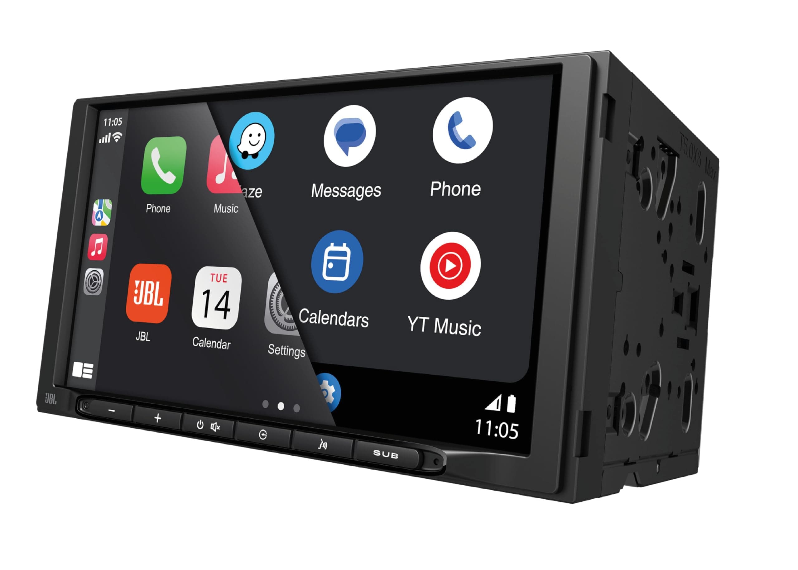 JBL Legend 700 autoradio 2-DIN multimediale, schermo touchscreen 7 pollici, Apple CarPlay & Android Auto wireless, Bluetooth, 4x50 W, preout 4V, FLAC, equalizzatore parametrico