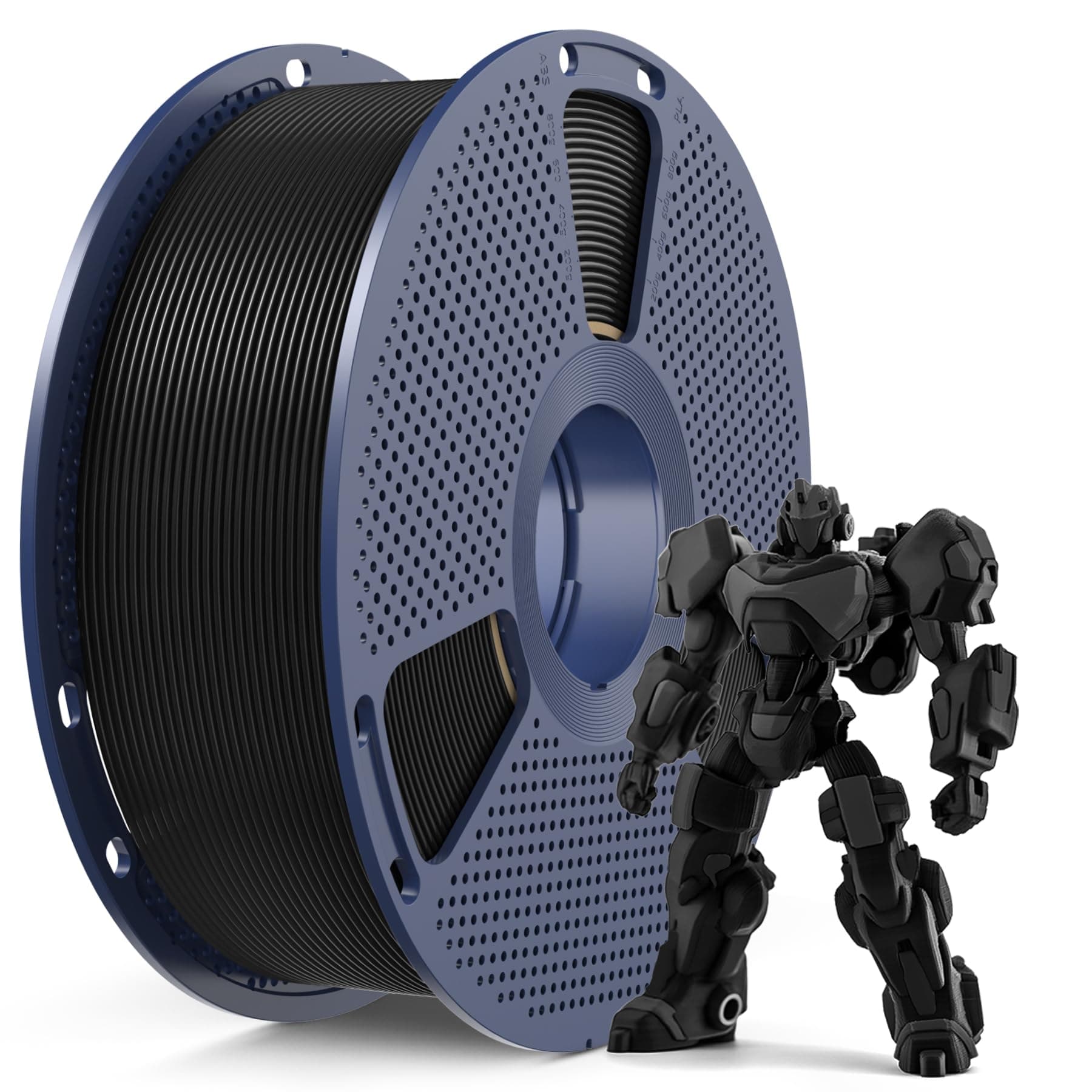 SUNLU PETG Filament 1.75 mm, Durabilidad y Flexibilidad Insuperables, Filamento PETG para Impresora 3D de alta Resistencia, Compatible con la Mayoría de Impresoras 3D FDM, Bobina de 1 kg, petg Negro