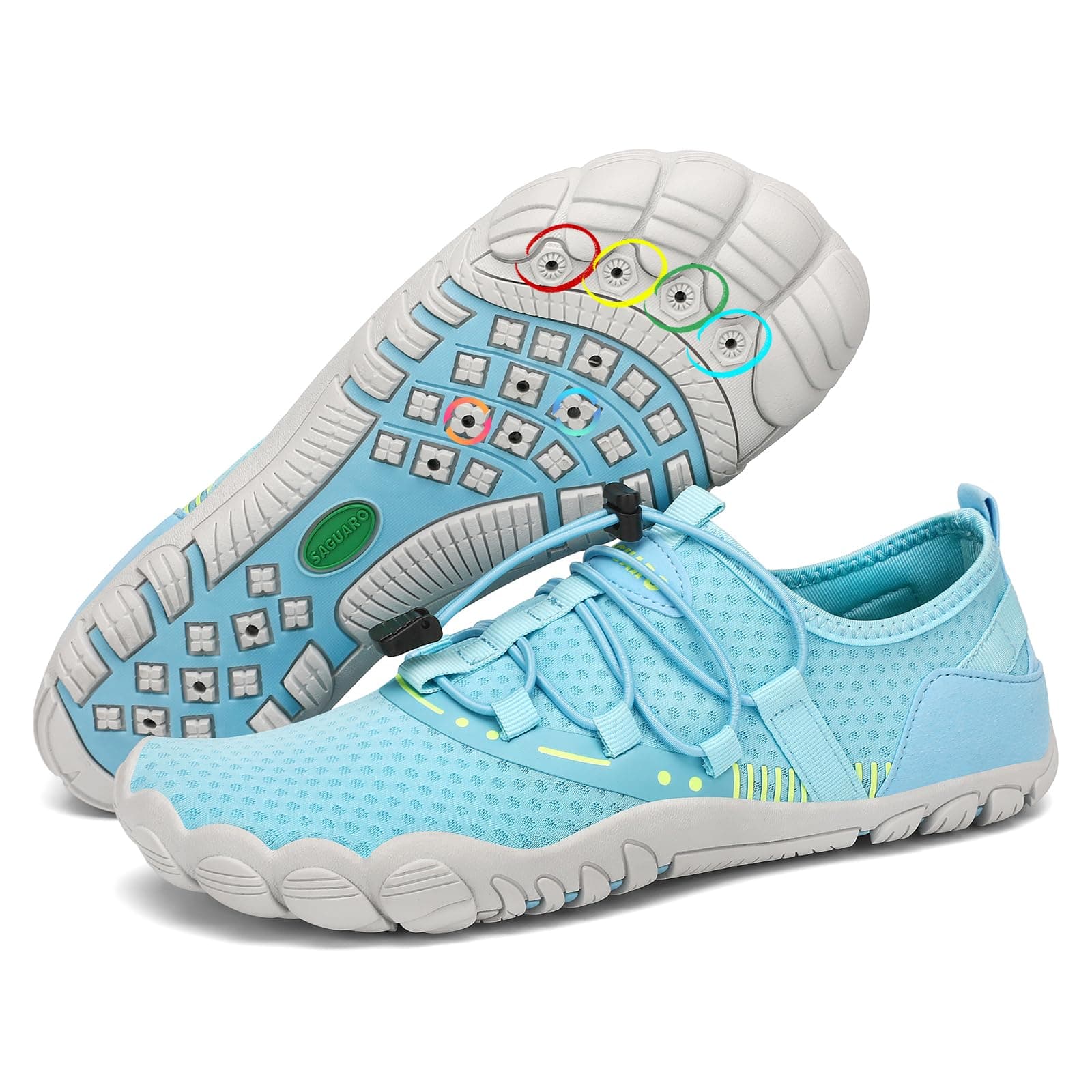 SAGUARO Escarpines Hombre Mujer Secado Rápido Barefoot Zapatillas de Agua Gr.36-48