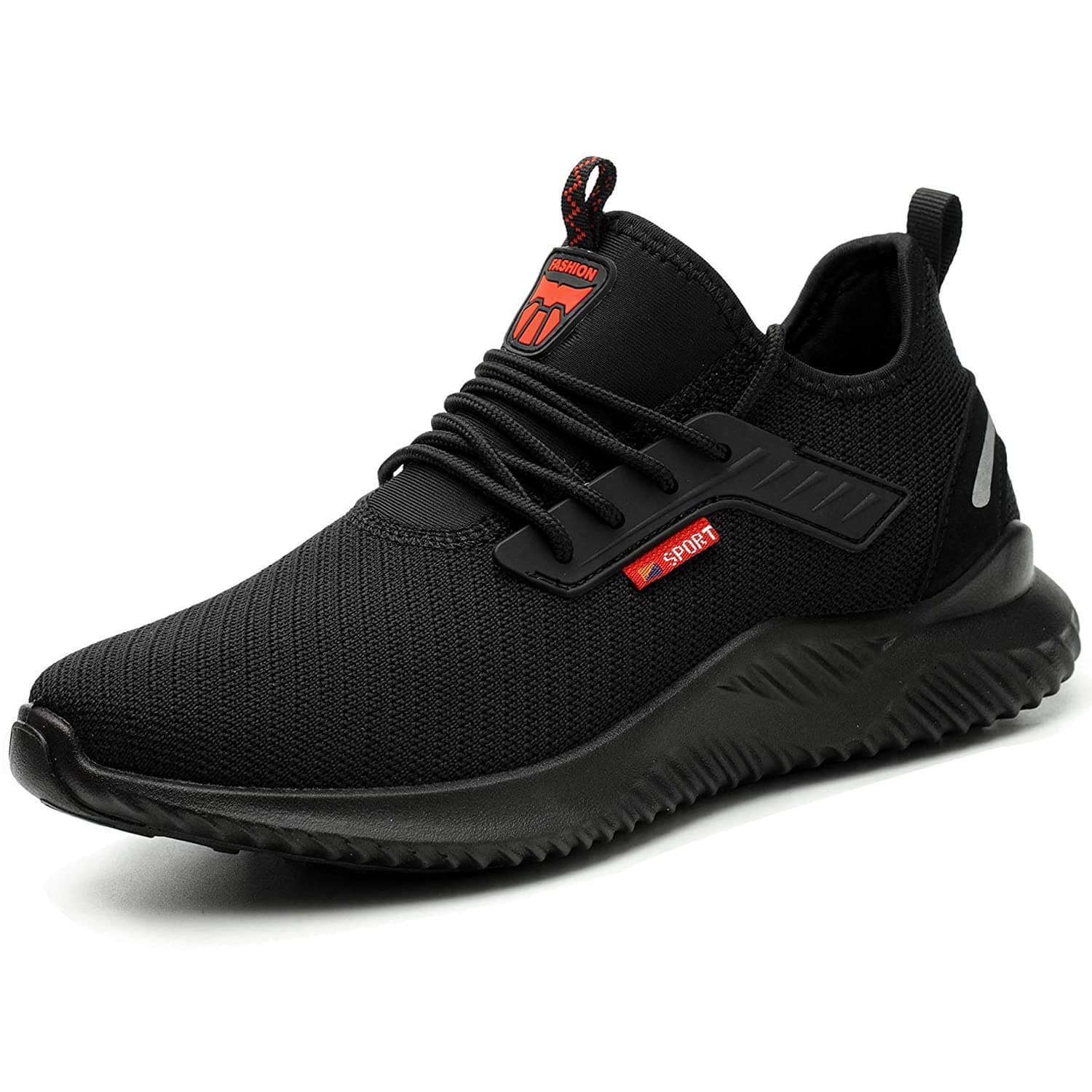Calish Chaussure de Securité Homme Femme Legere Baskets de Securite Chaussure de Travail Chaussure de Chantier Embout de Protection en Acier Respirantes Antidérapant